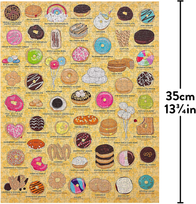 Donut Lover's 1000 pc Jigsaw Puzzle