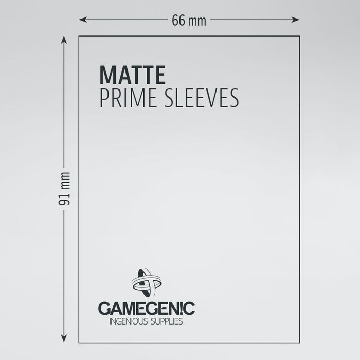 Gamegenic Board Game Sleeves – MATTE PRIME Standard Card