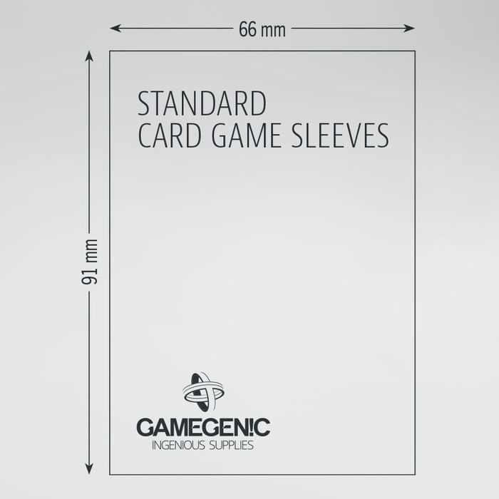 Gamegenic Board Game Sleeves – Standard Card (Grey)