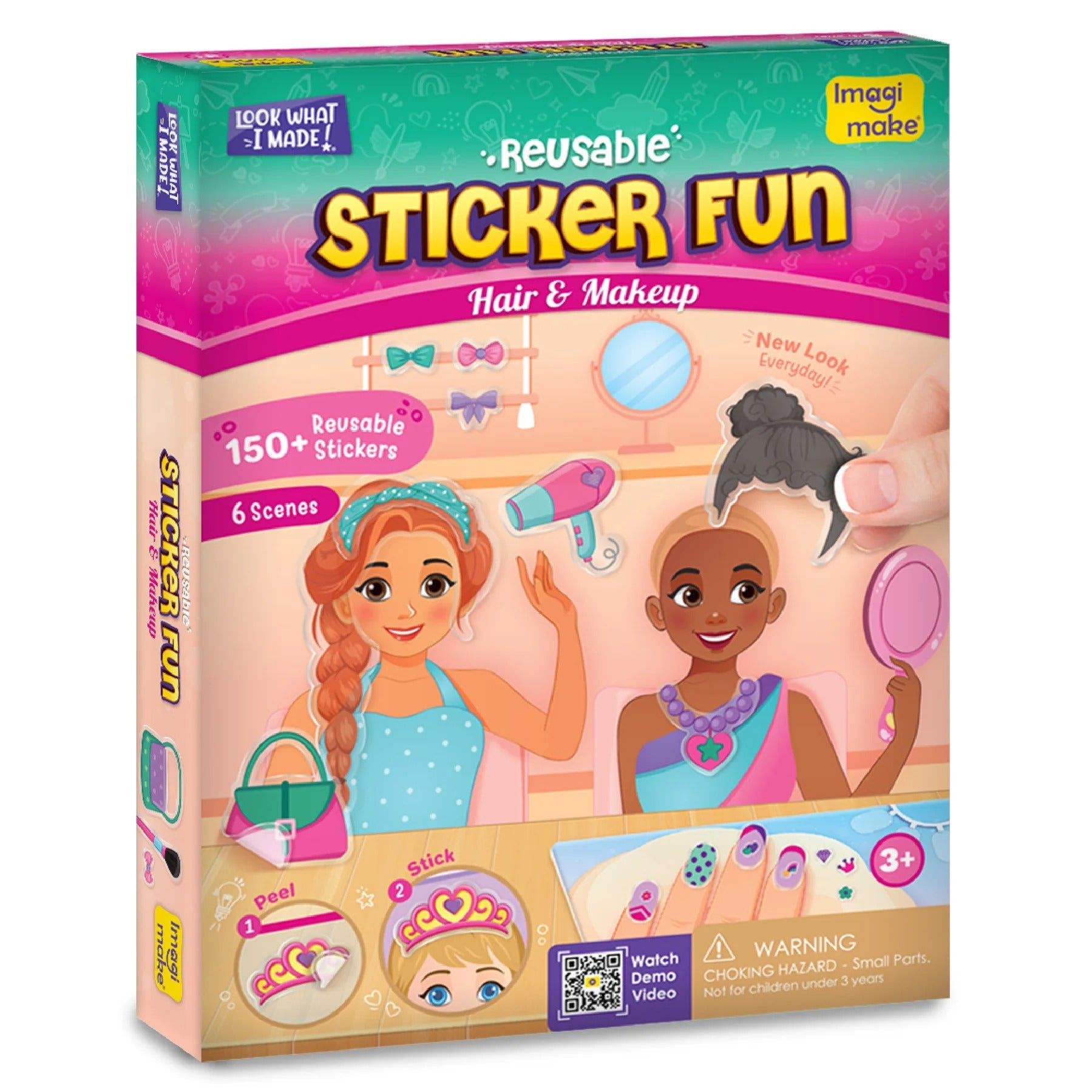 Imagimake Sticker Fun - Hair & Make up