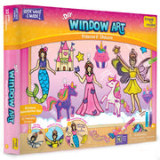 Imagimake Window Art for Kids - Princess and Unicorn