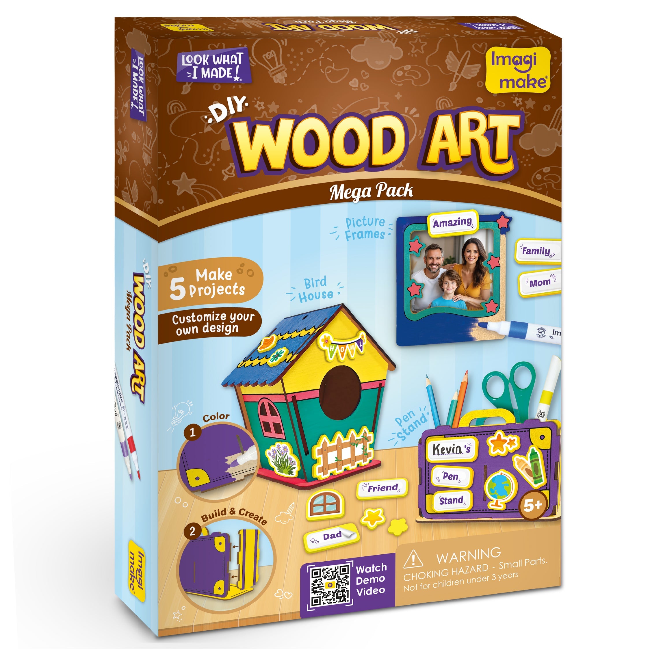Imagimake DIY Wood Art - Mega Pack