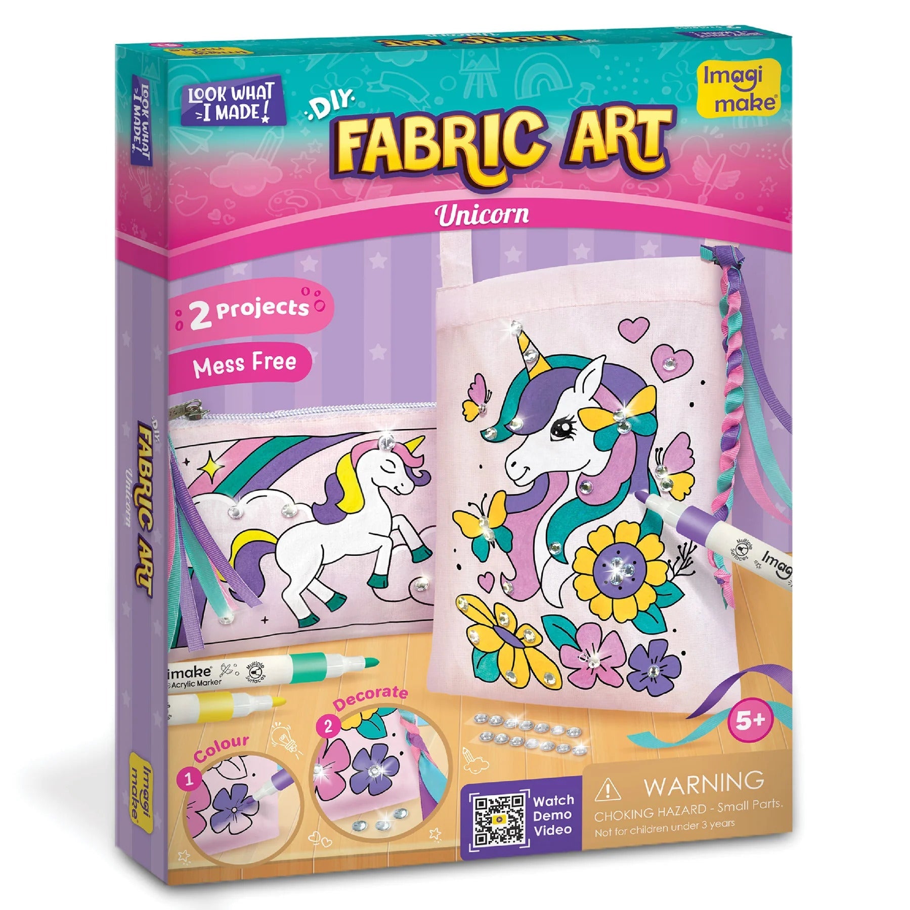 Imagimake Fabric Art - Unicorn