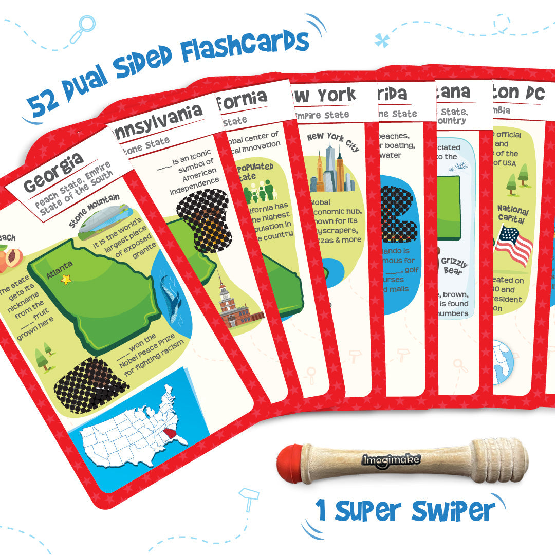 Imagimake Mapology USA Flashcards