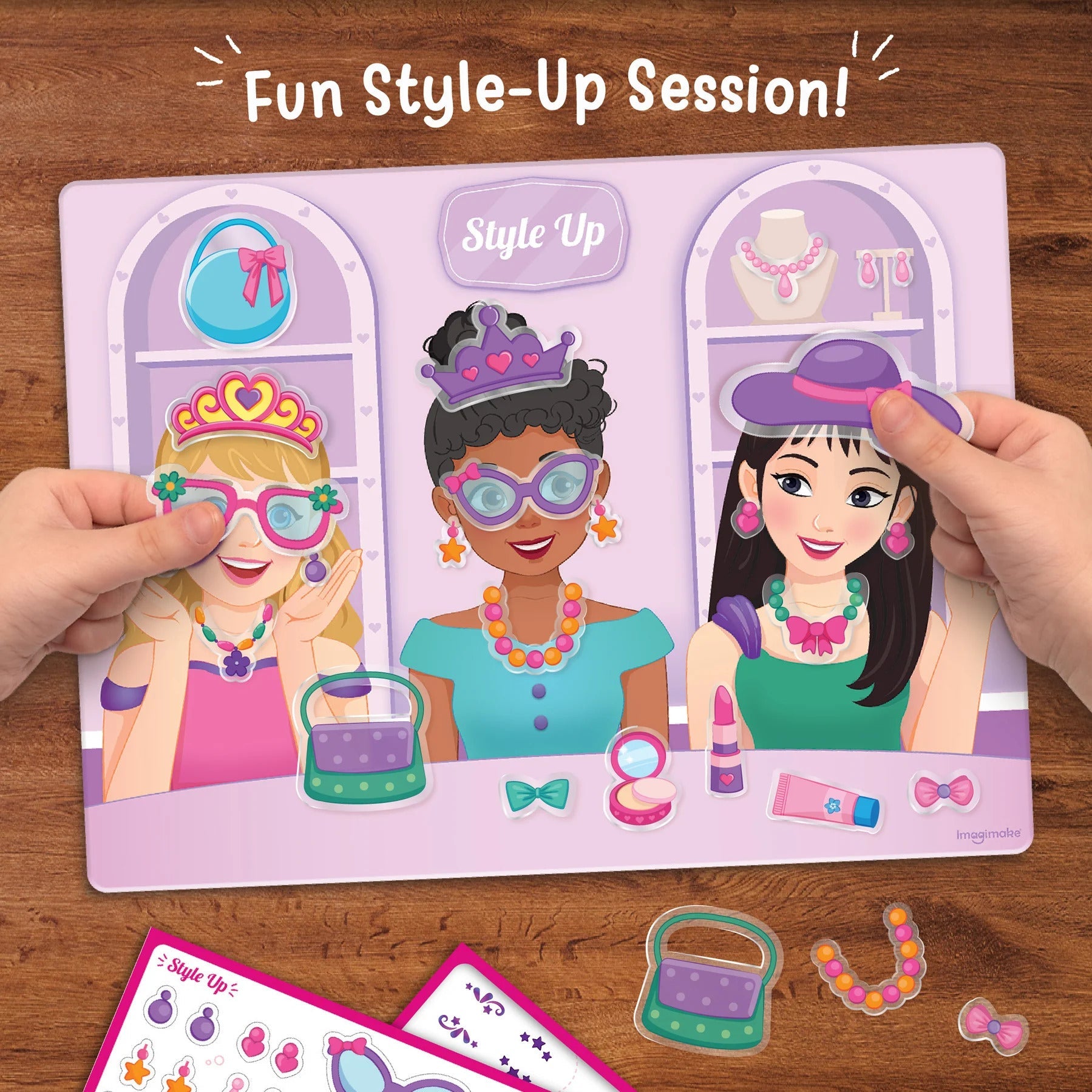 Imagimake Sticker Fun - Hair & Make up