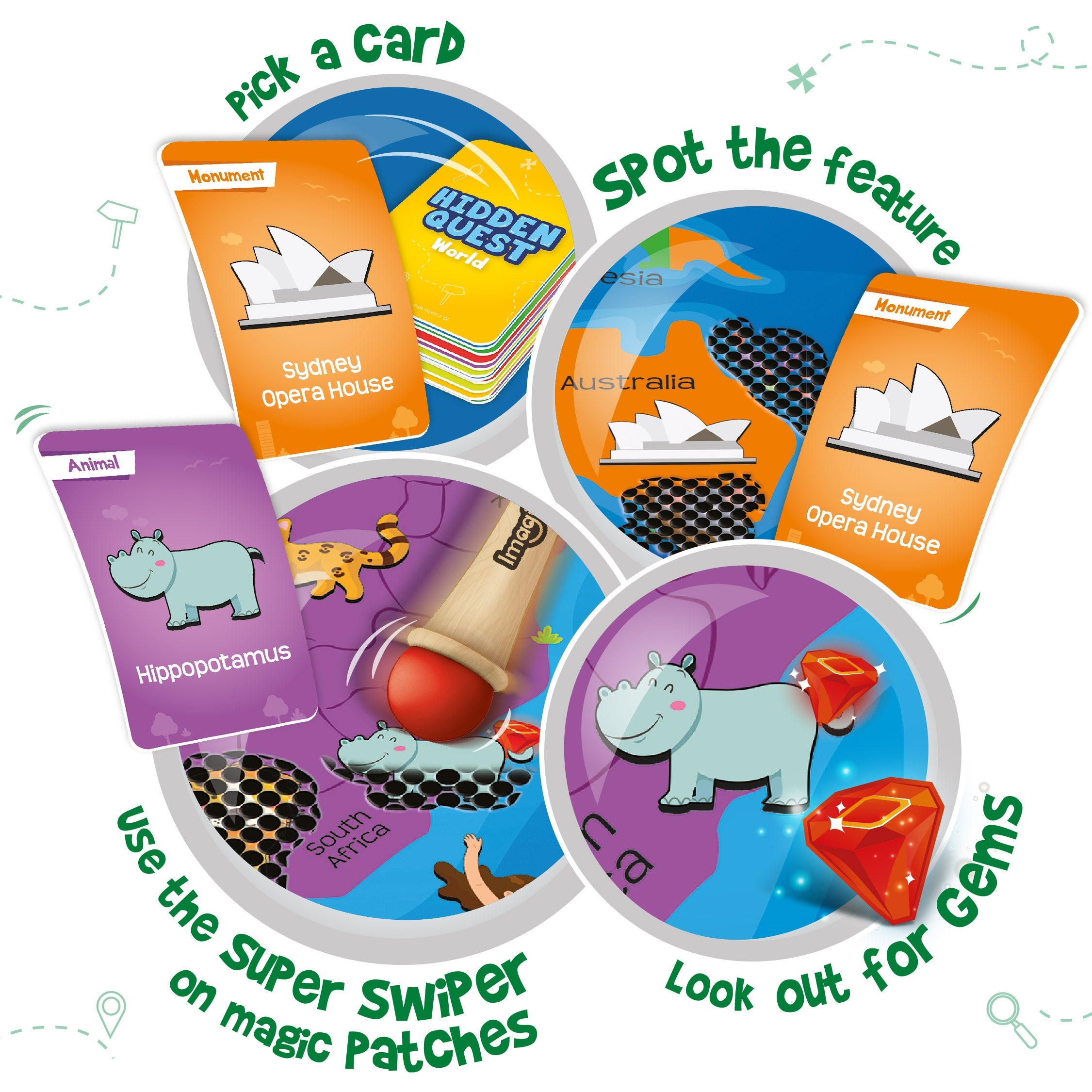 Imagimake Mapology Hidden Quest World Map