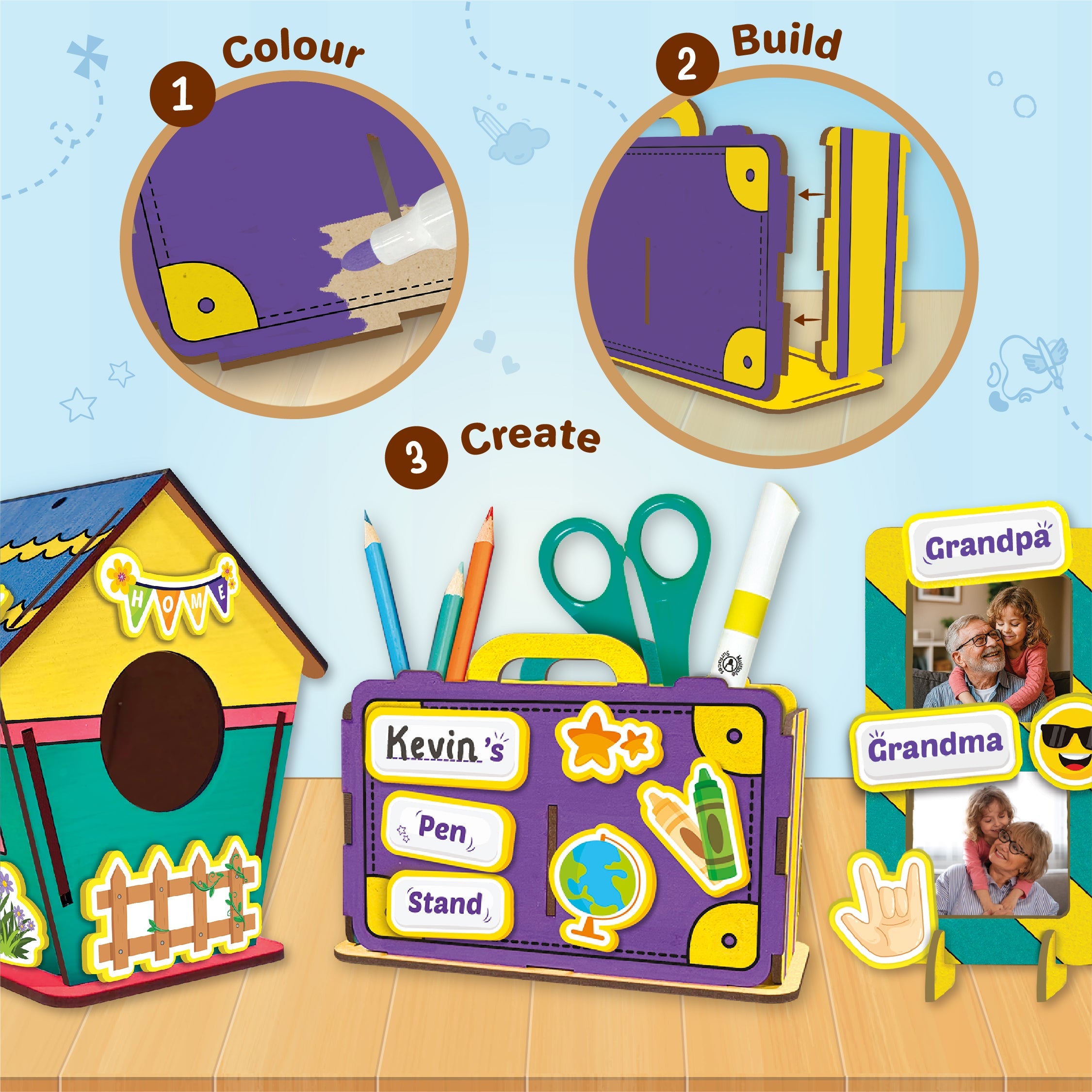 Imagimake DIY Wood Art - Mega Pack