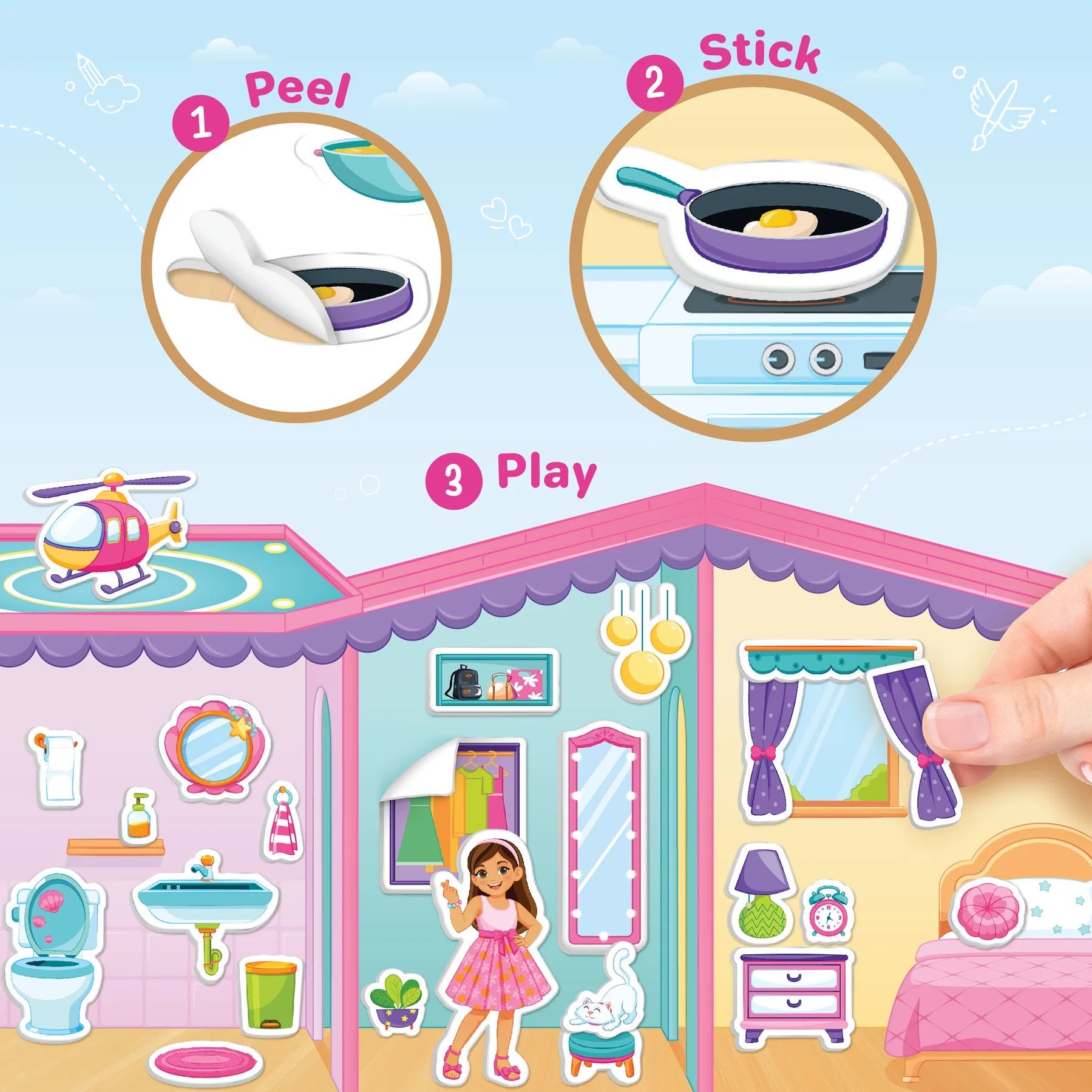 Imagimake Sticker Fun - My Dream House Playset