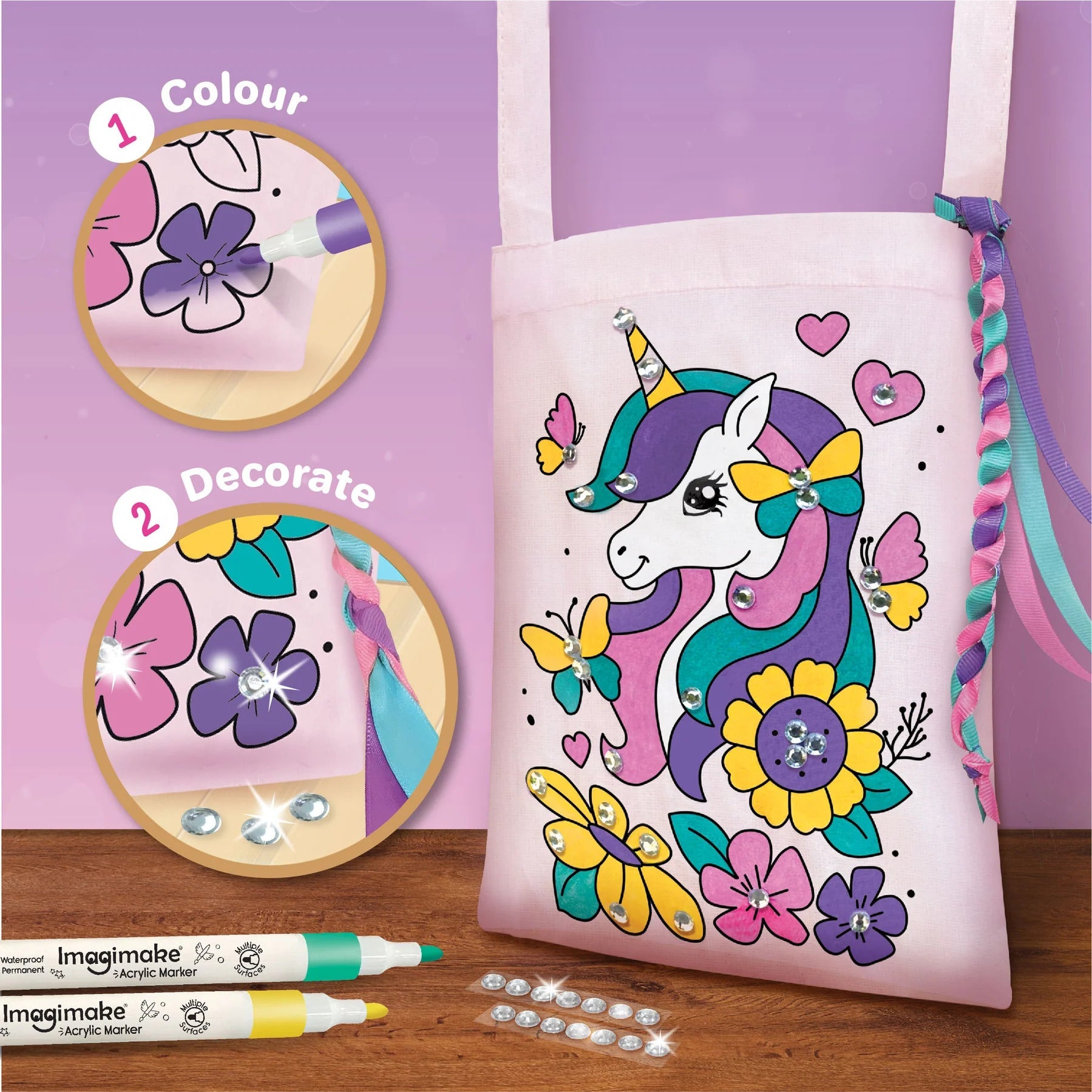 Imagimake Fabric Art - Unicorn