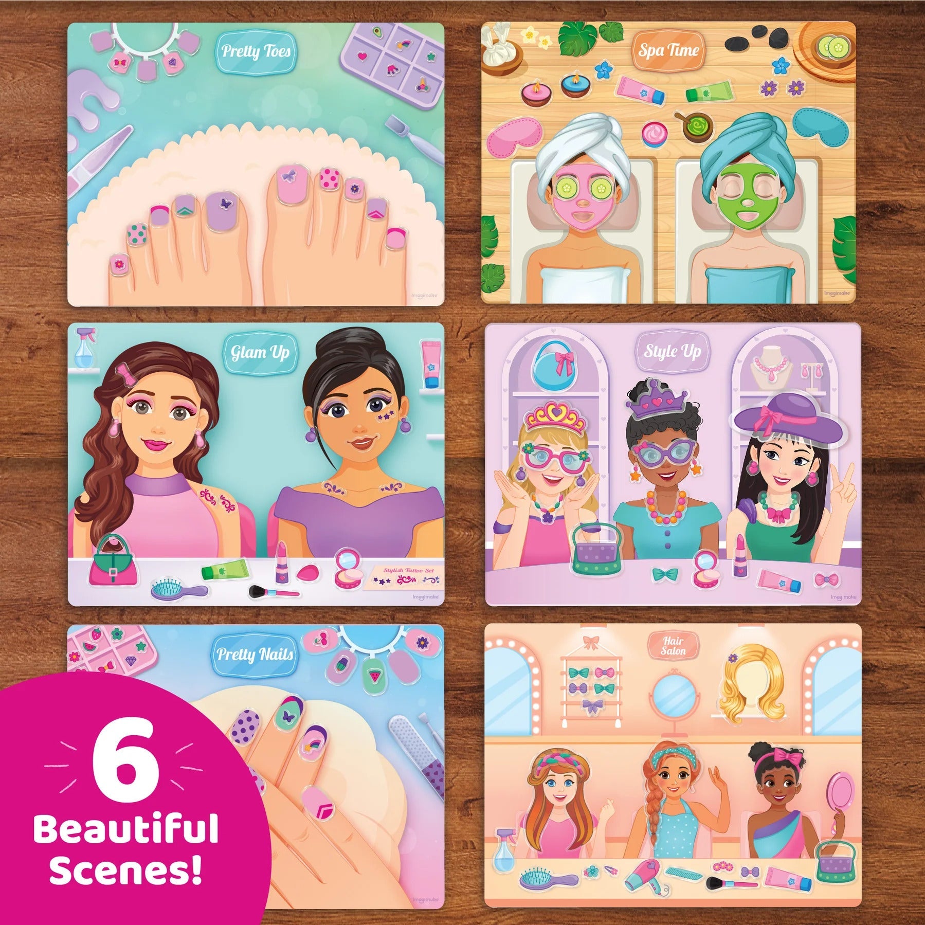 Imagimake Sticker Fun - Hair & Make up