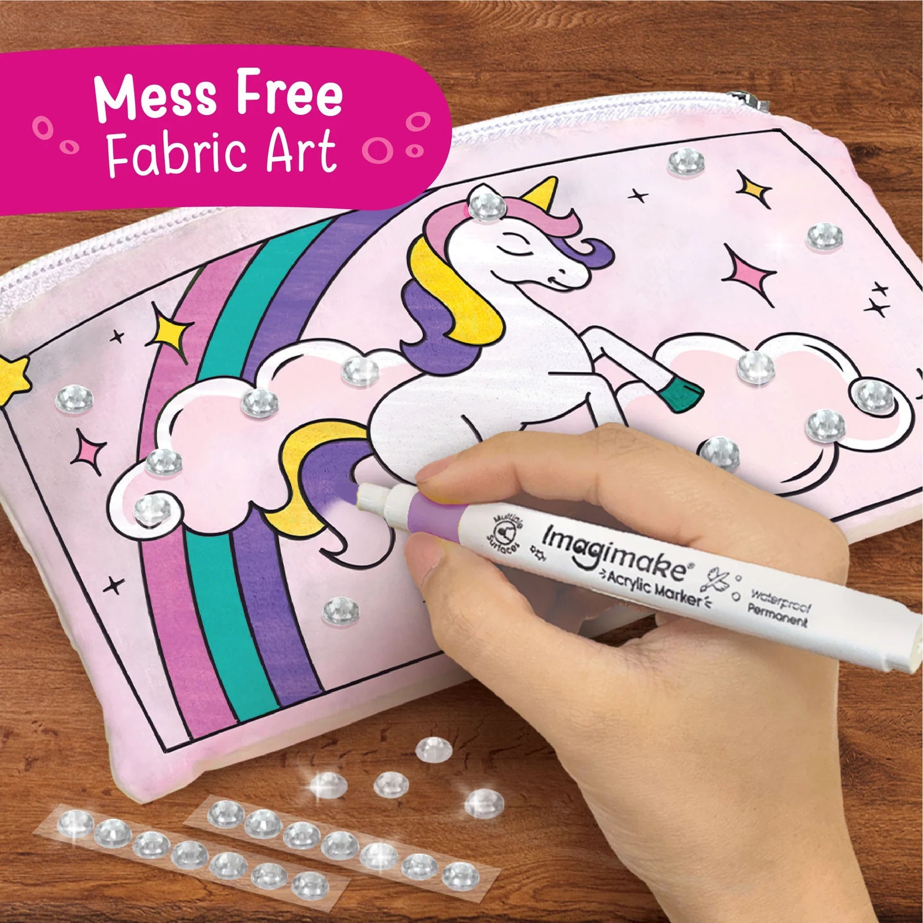 Imagimake Fabric Art - Unicorn