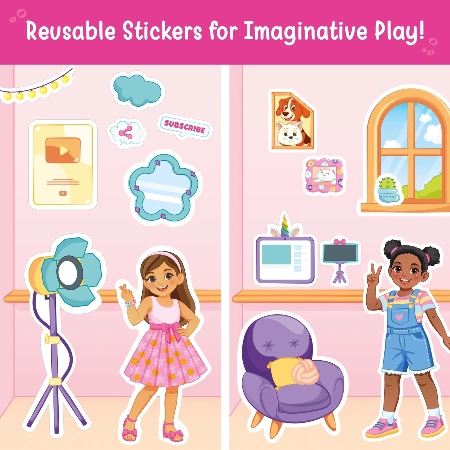 Imagimake Sticker Fun - My Dream House Playset