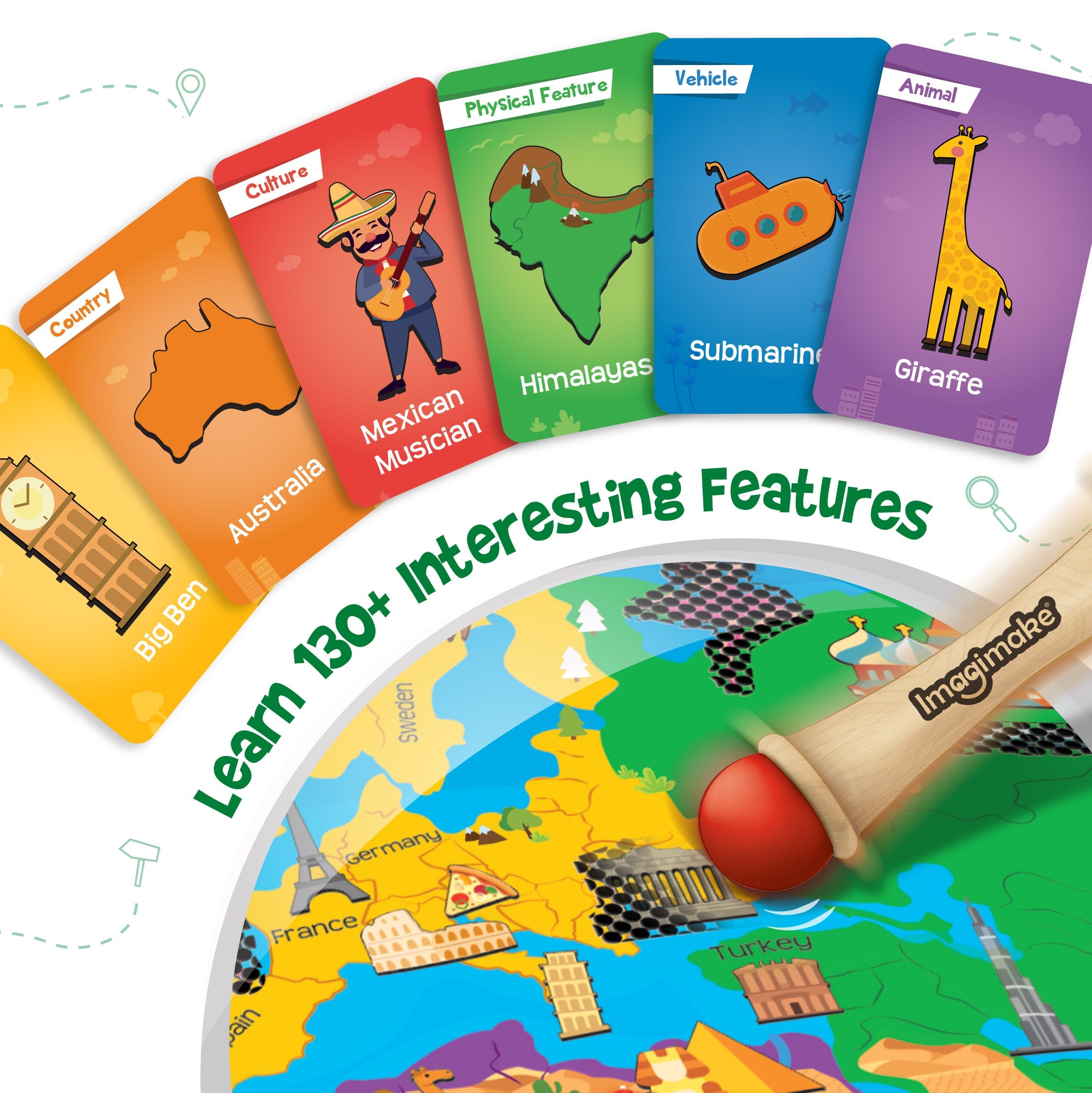 Imagimake Mapology Hidden Quest World Map