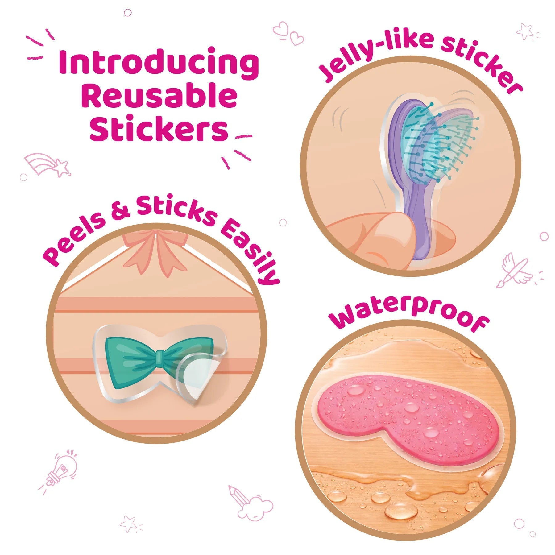 Imagimake Sticker Fun - Hair & Make up