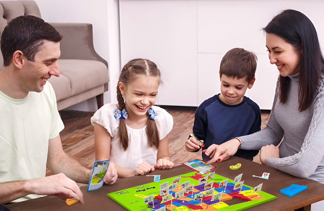 Imagimake Mapology USA with Flags Puzzle  & Flashcards