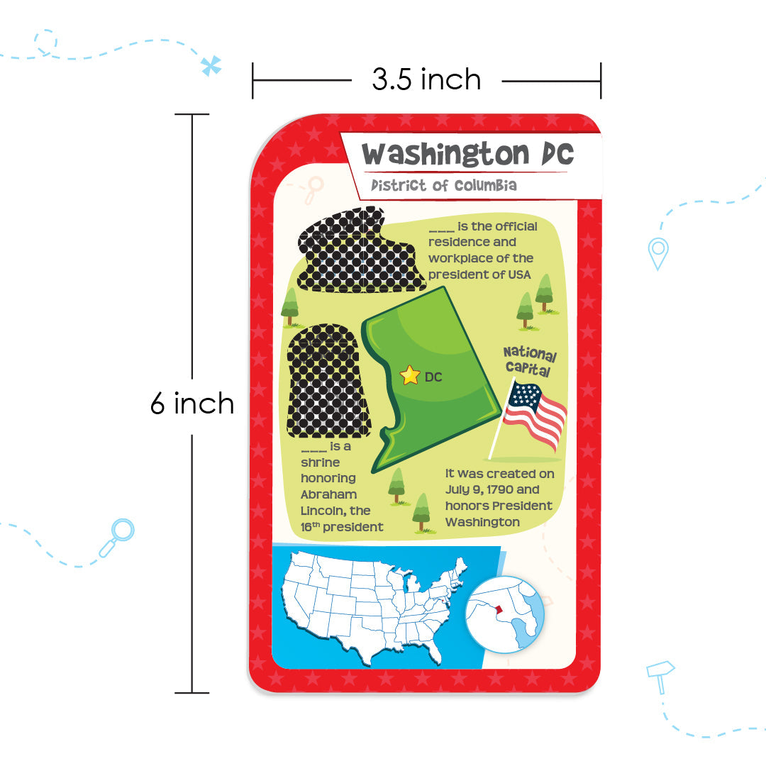 Imagimake Mapology USA Flashcards