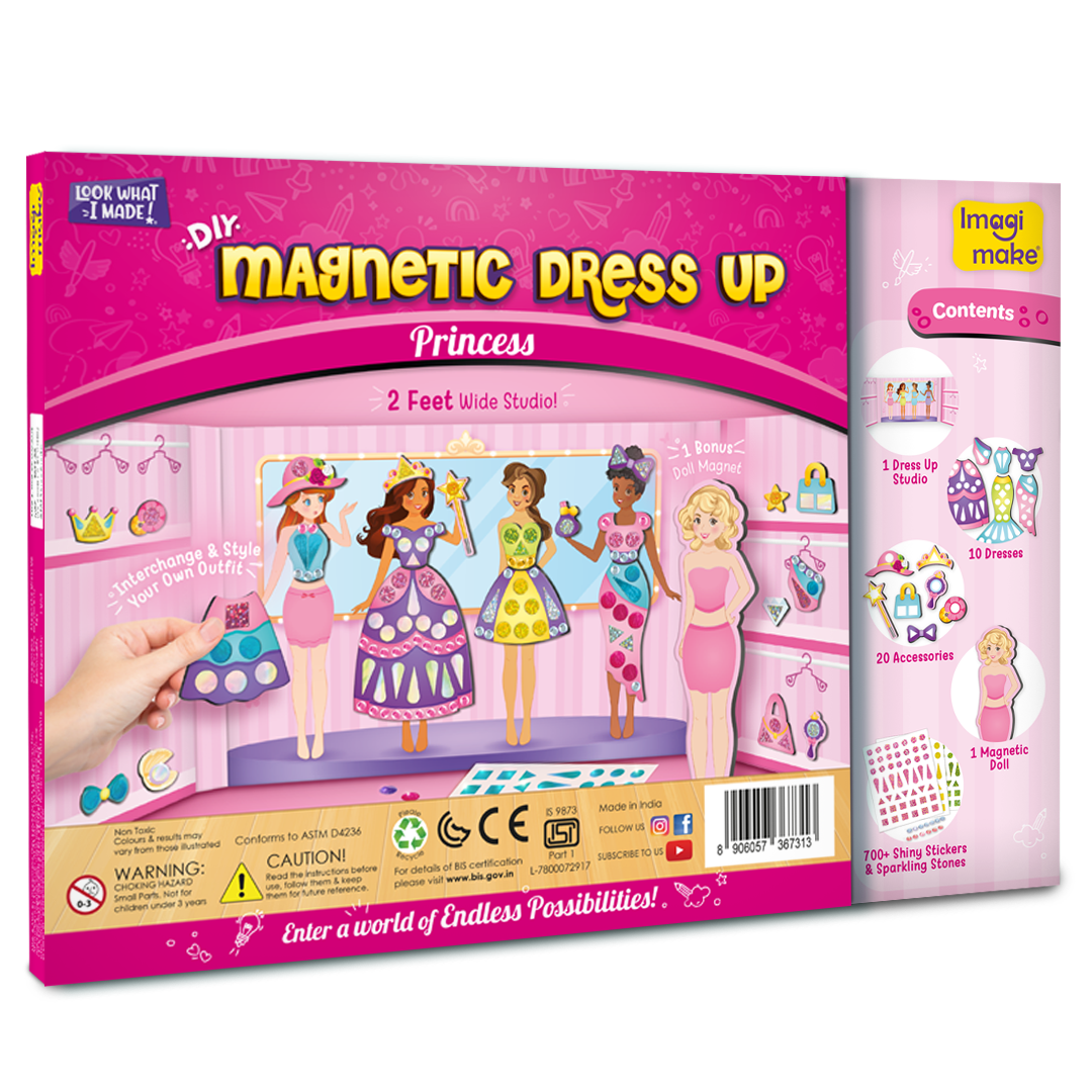 Imagimake DIY Magnetic Dress Up - Princess