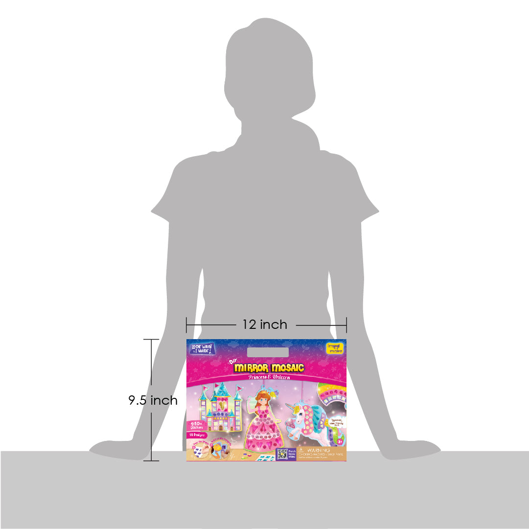 Imagimake Mirror Mosaic - Princess & Unicorn