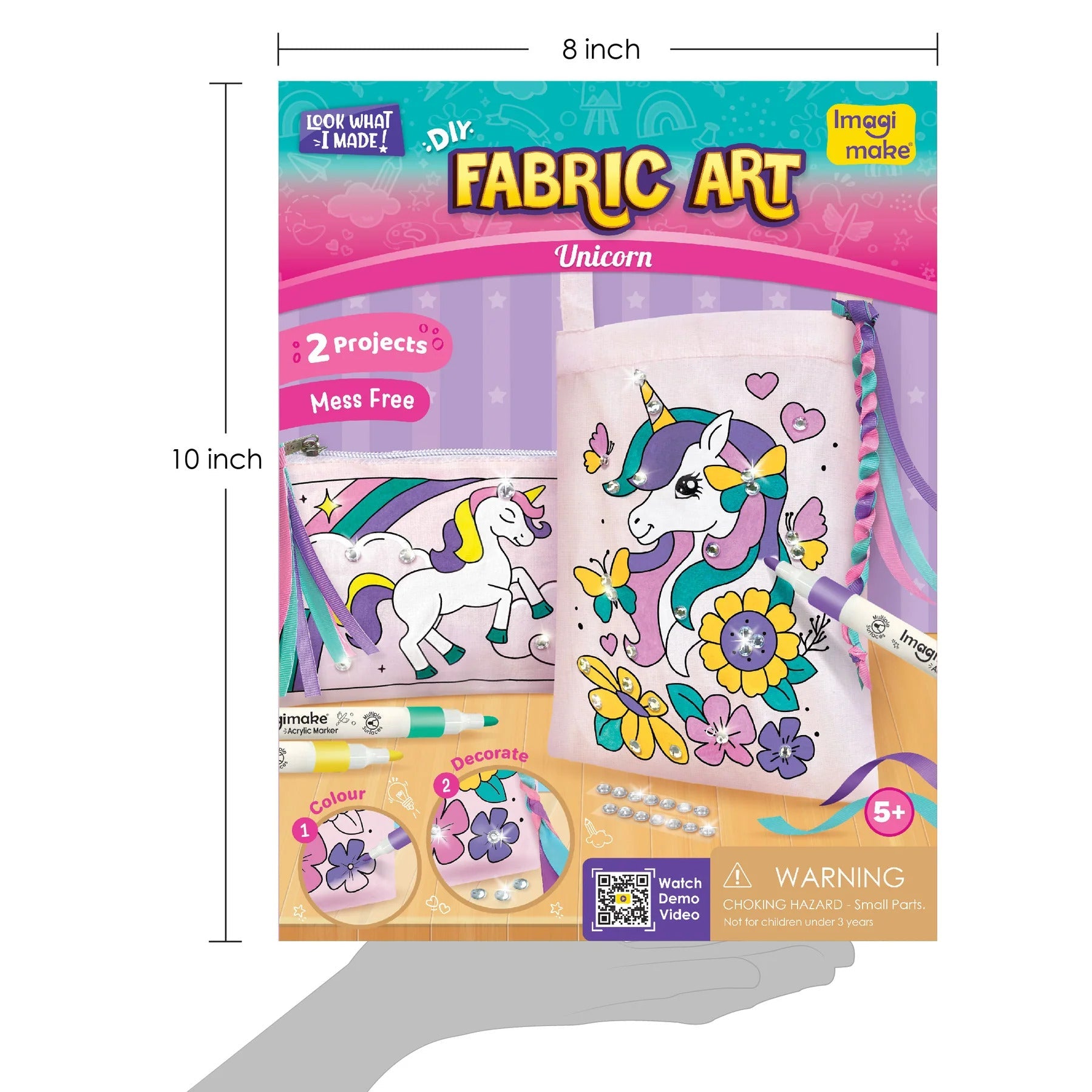 Imagimake Fabric Art - Unicorn
