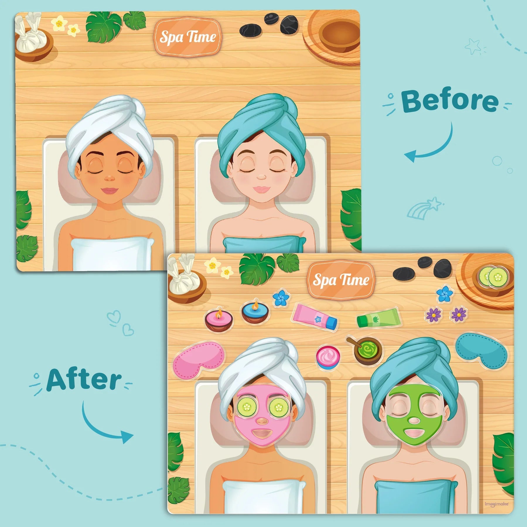 Imagimake Sticker Fun - Hair & Make up