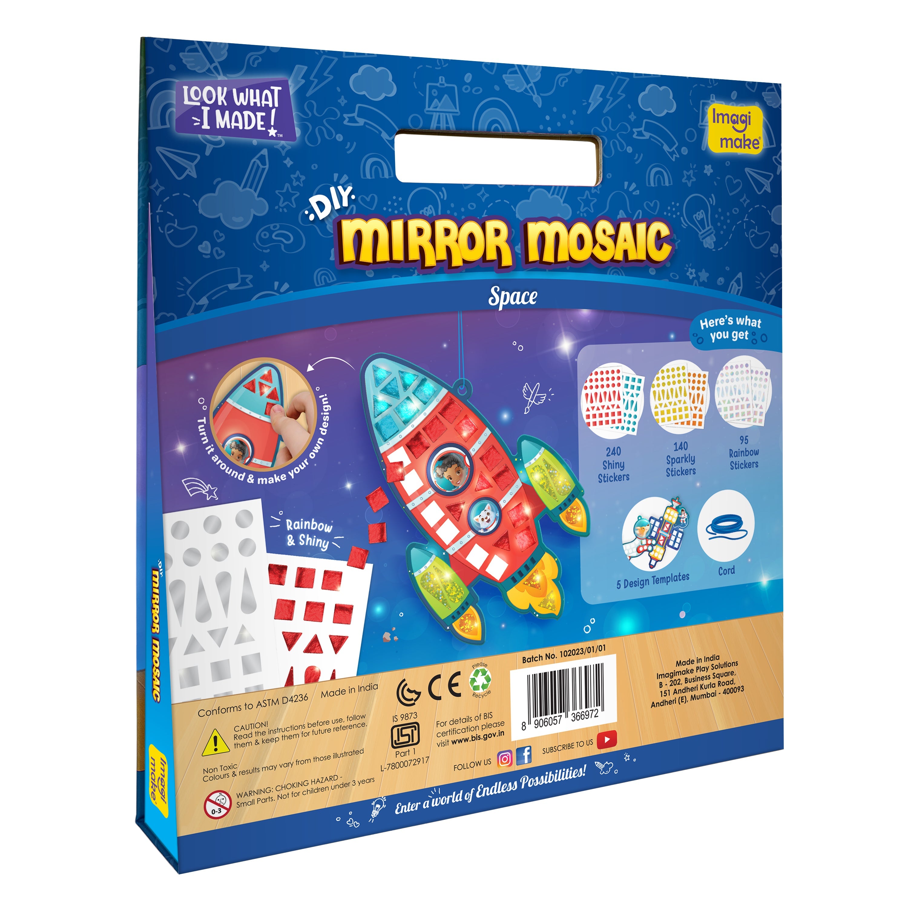 Imagimake Mirror Mosaic : Space