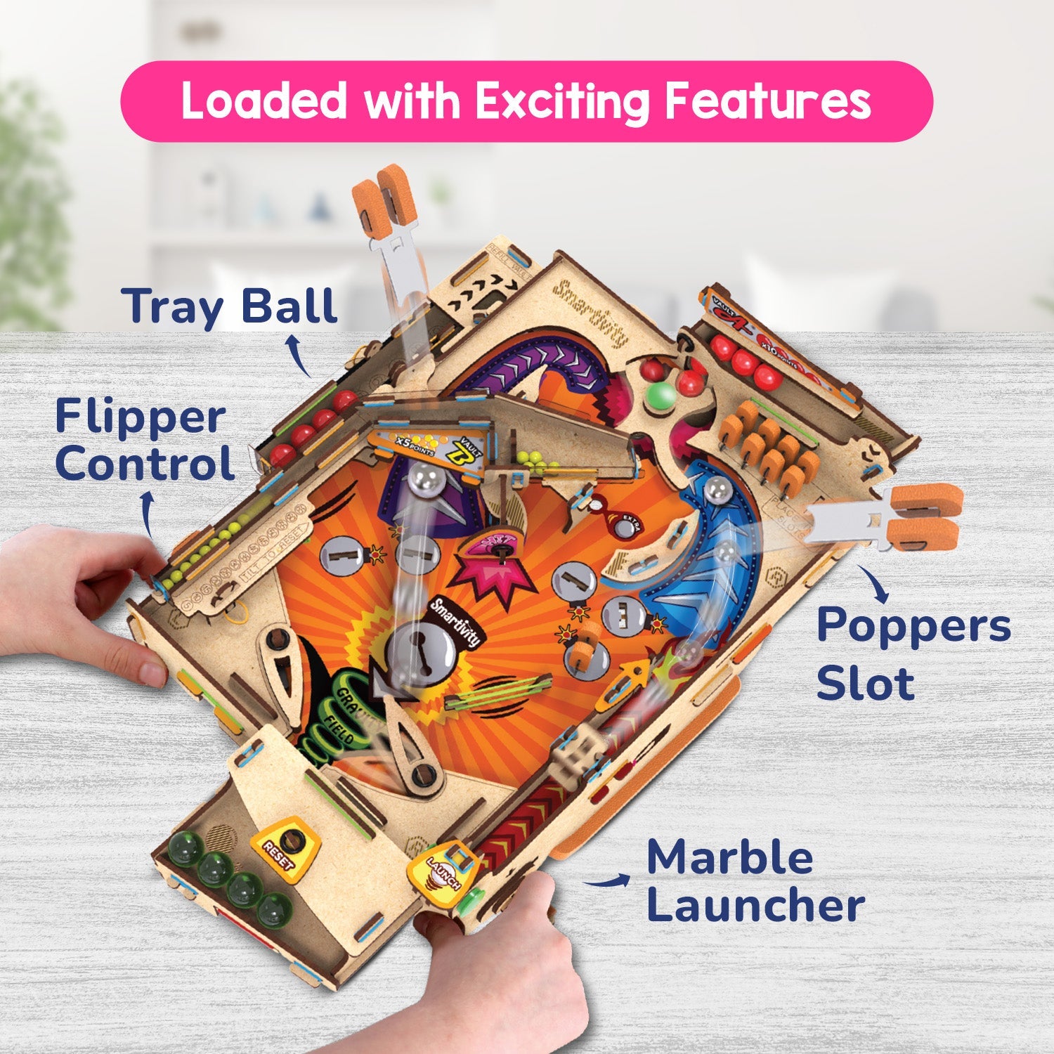 Smartivity Pinball Machine DIY STEAM Construction Game