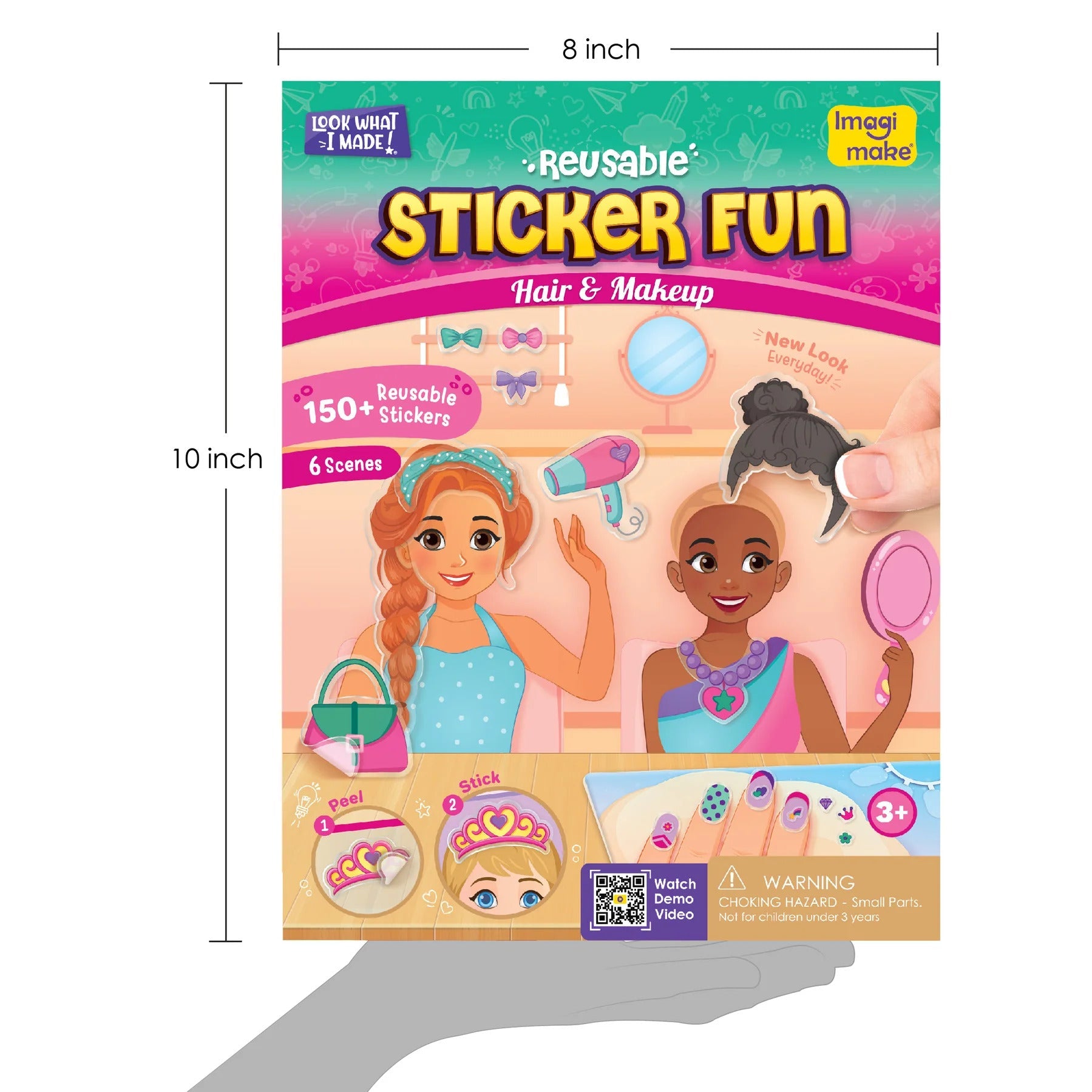 Imagimake Sticker Fun - Hair & Make up