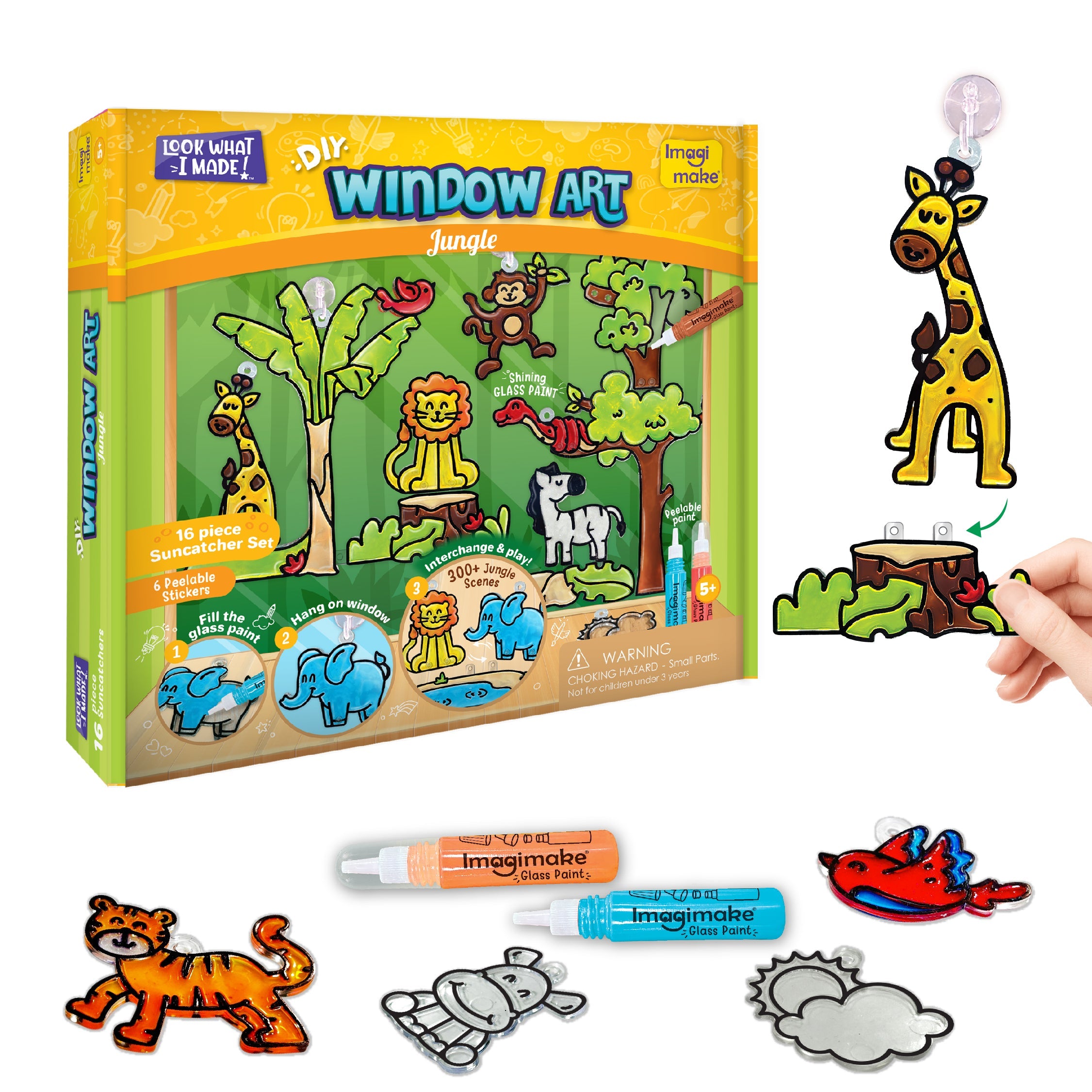 Imagimake Window Art Jungle