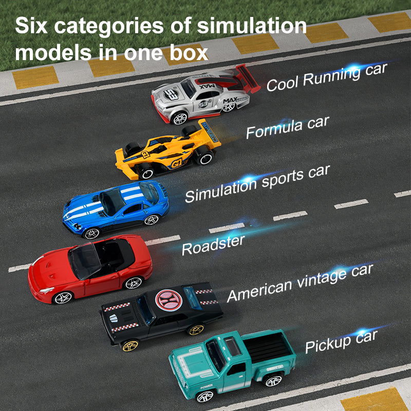 Alloy Racing Cars: Classic Pullback Cars - Collector's Edition 100 PCS