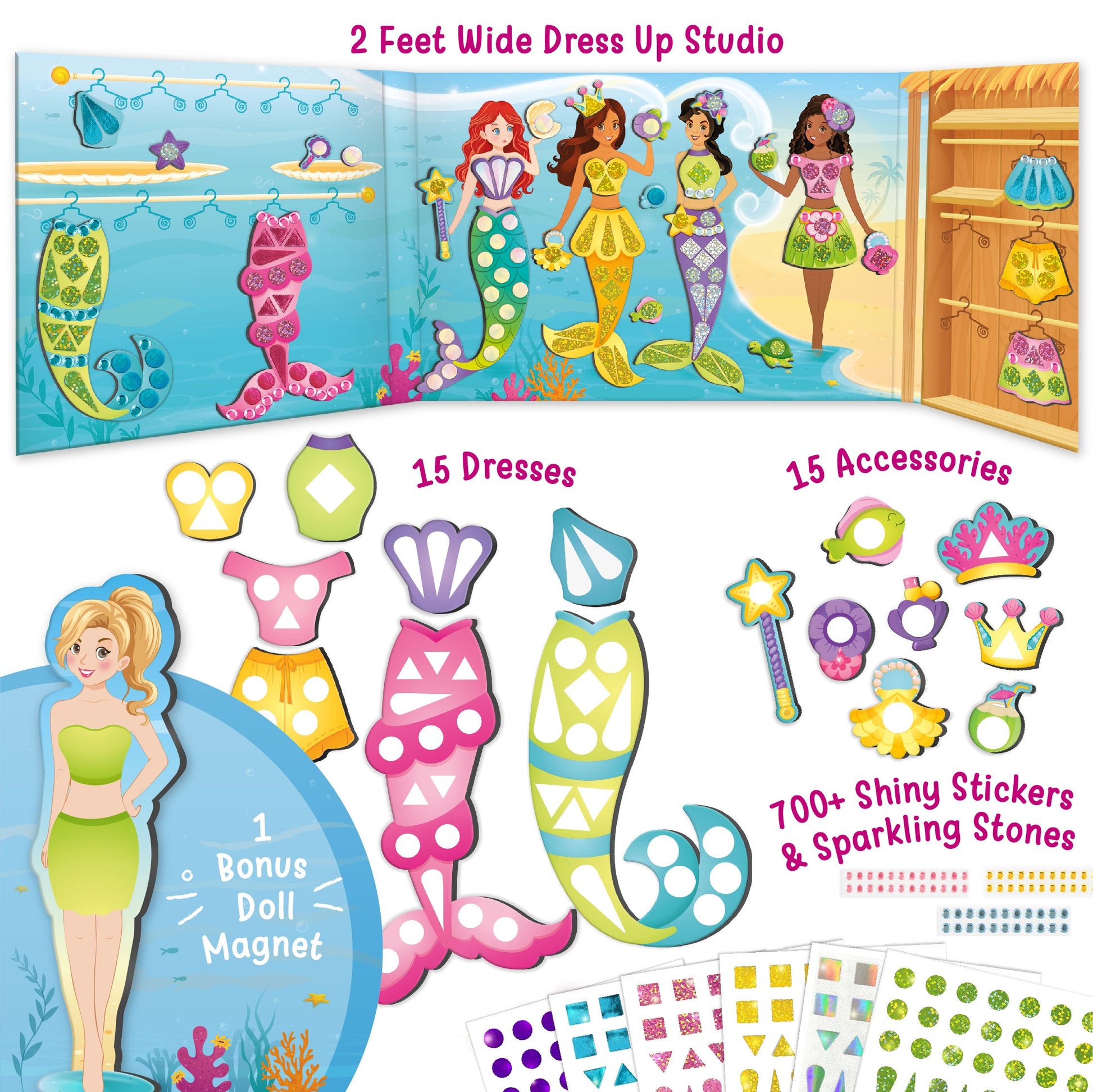 Magnetic Dress-Up Mermaid – TOYTAG
