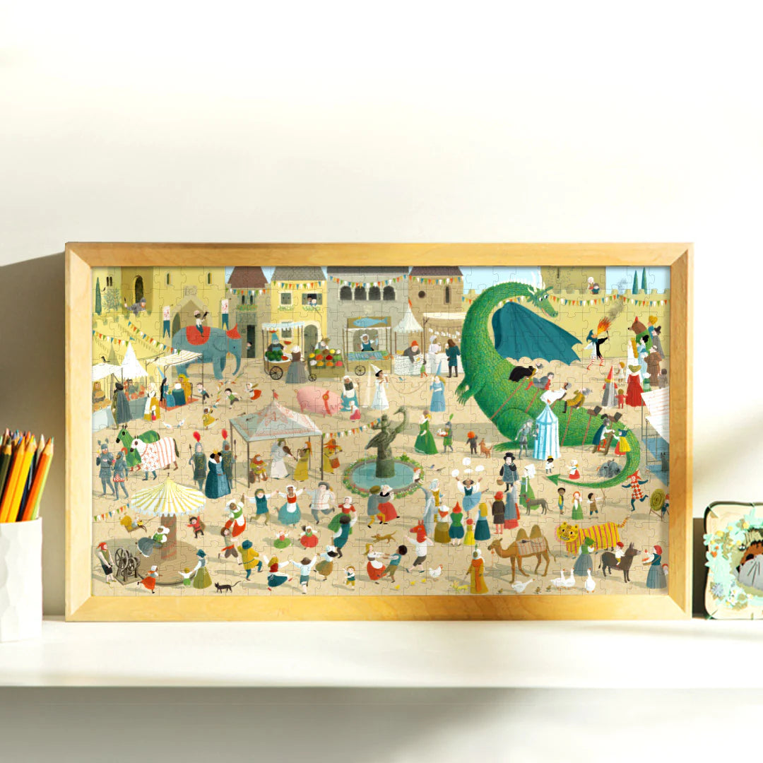 Artist Puzzle: Bazaar And Dragon Knight 364P