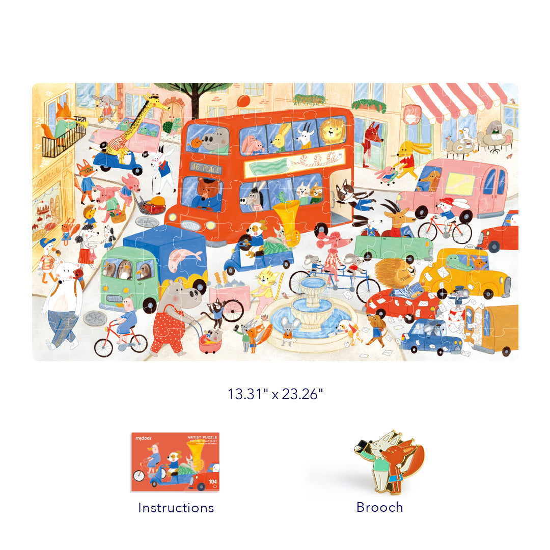 Artist Puzzle: The Hustling Street 104P