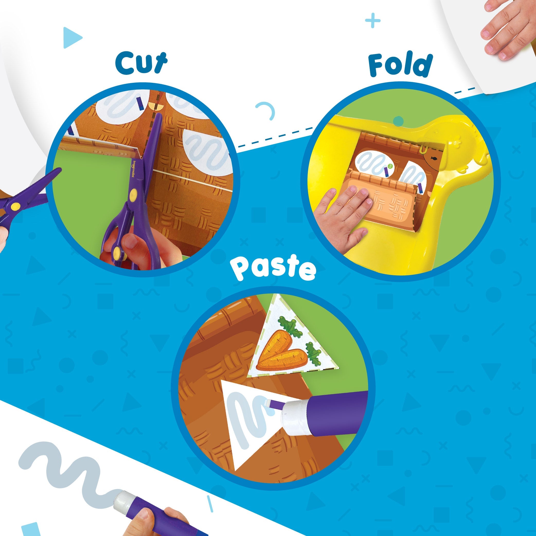 Imagimake Paper Scissor Skills | Cut, Fold & Paste