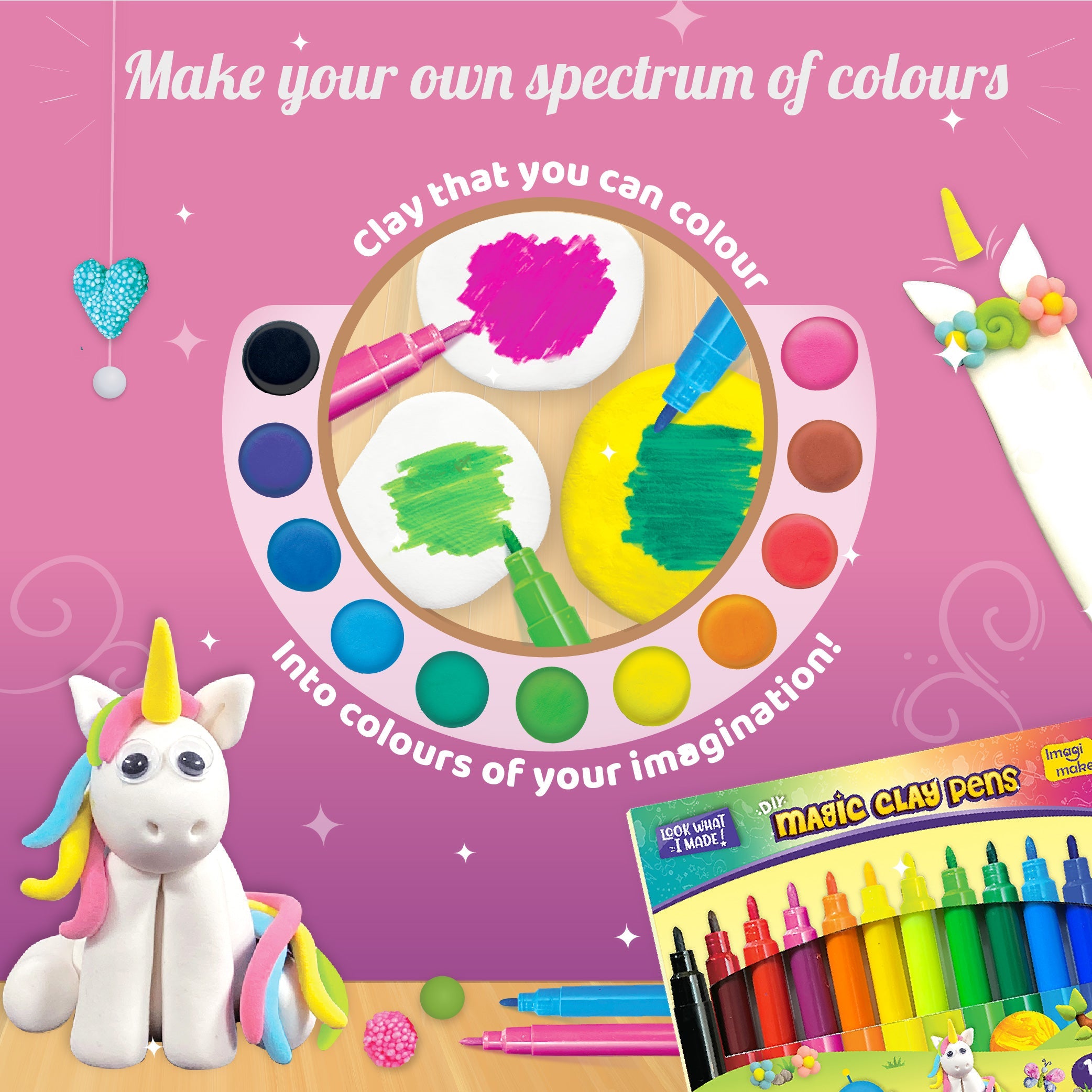 Imagimake Magic Clay | Unicorn