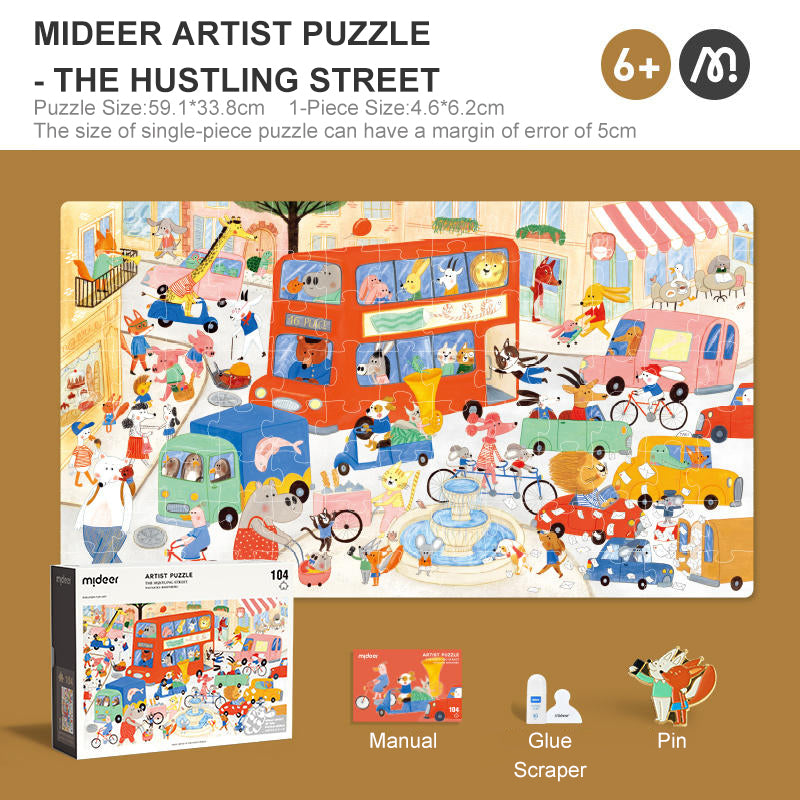 Artist Puzzle: The Hustling Street 104P