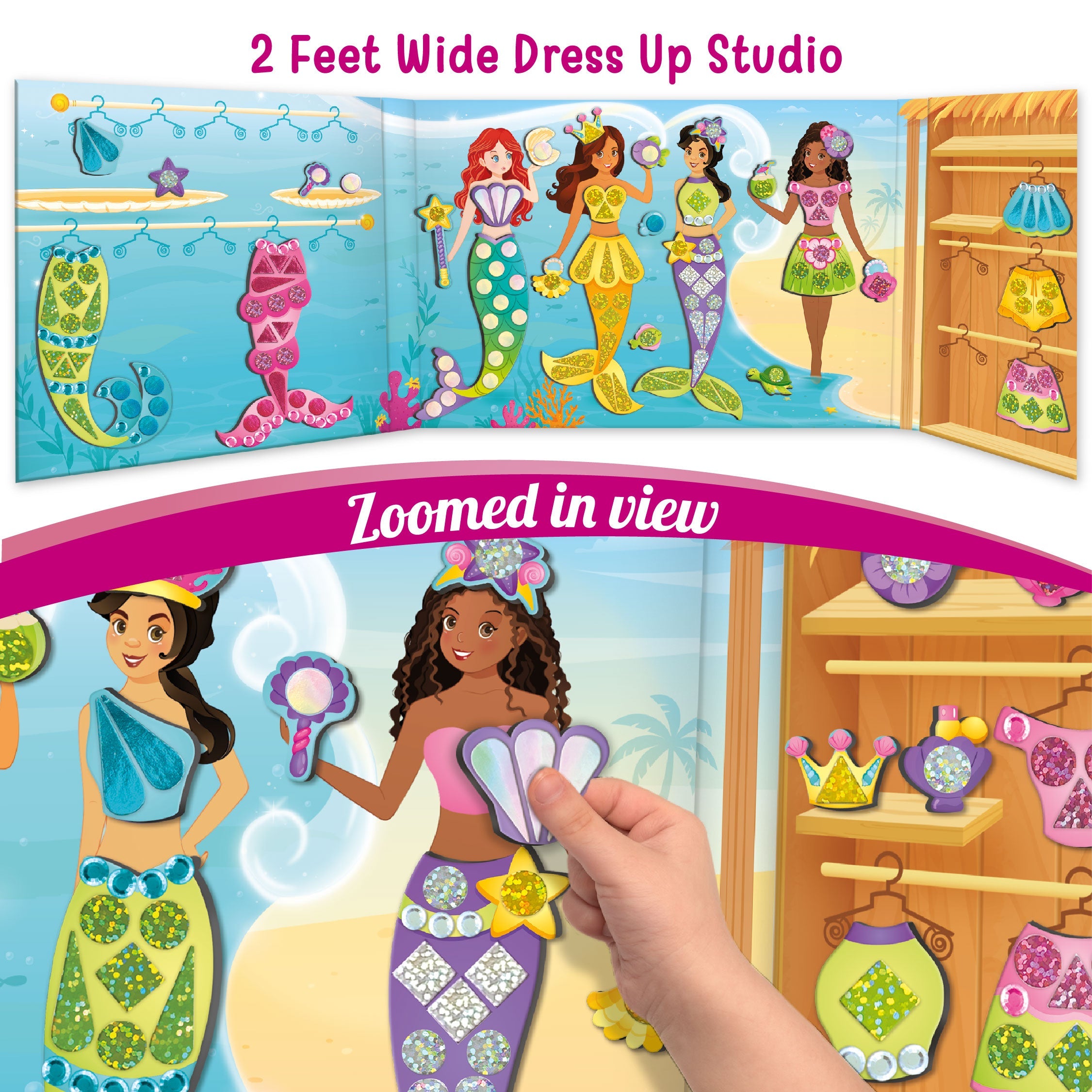 Imagimake Magnetic Dress-Up Mermaid