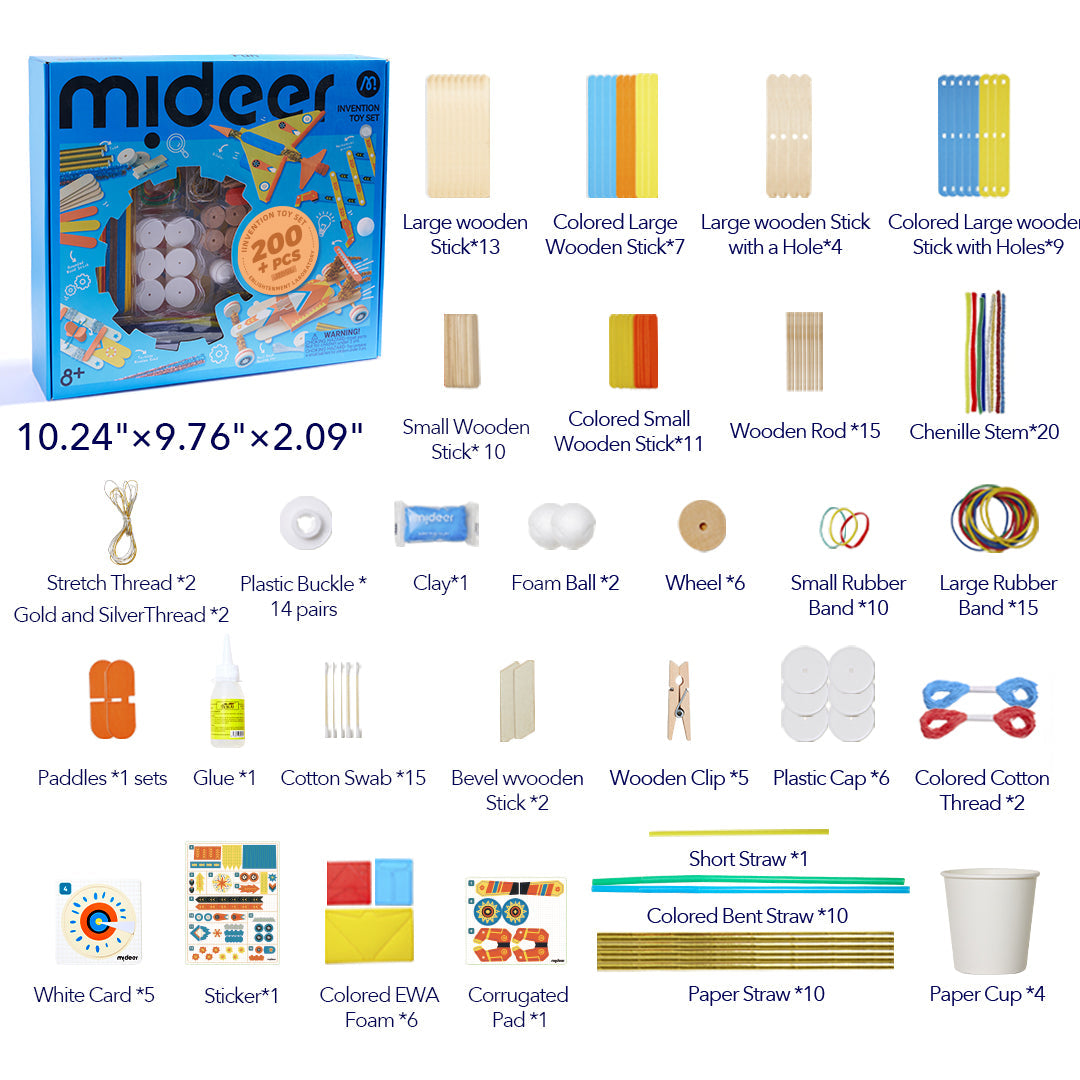 Invention Toy Set: Enlightenment Laboratory 200P