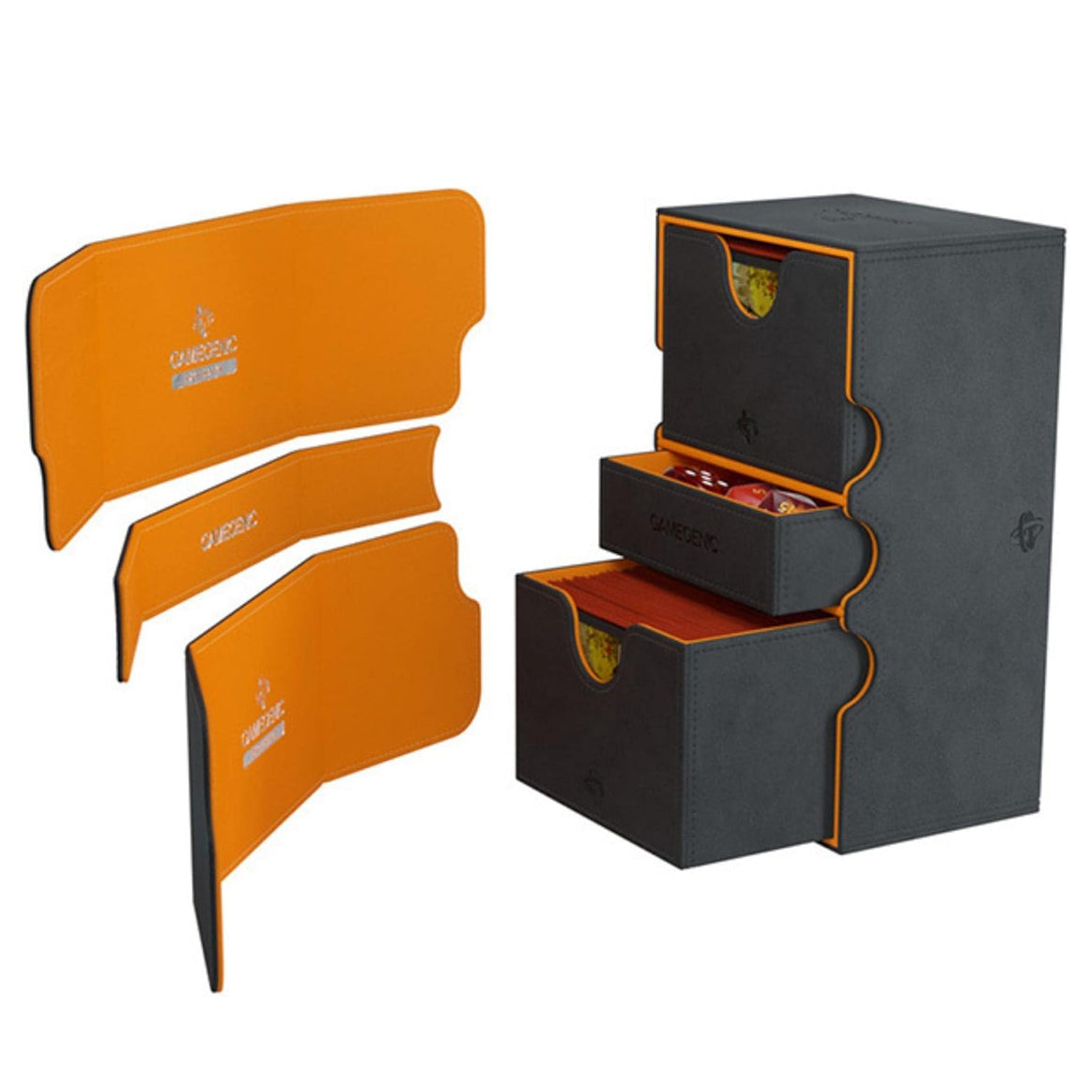 Stronghold 200+ XL Convertible Deck Box [Black/Orange]