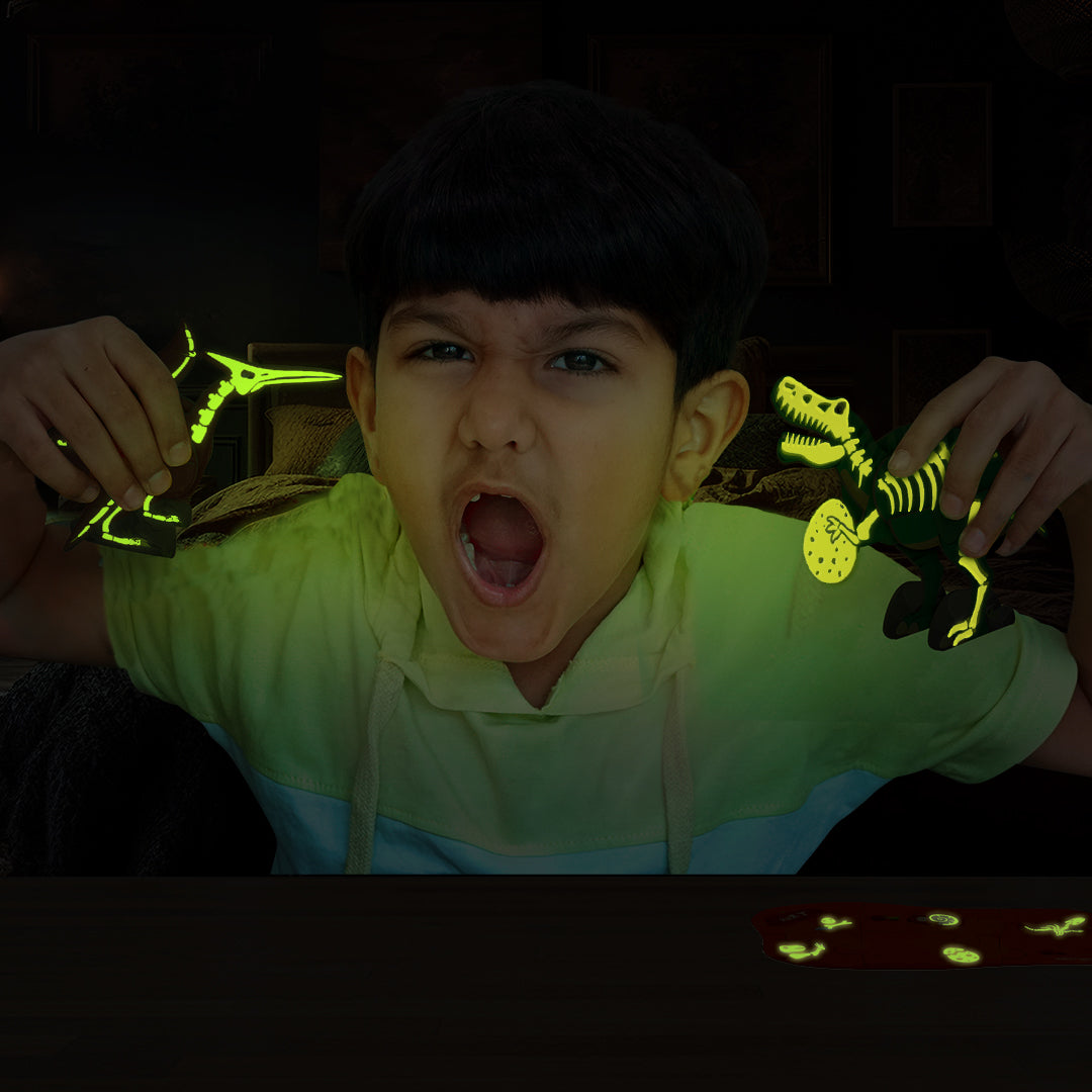 Imagimake Glow in The Dark Dinos & Egg Green