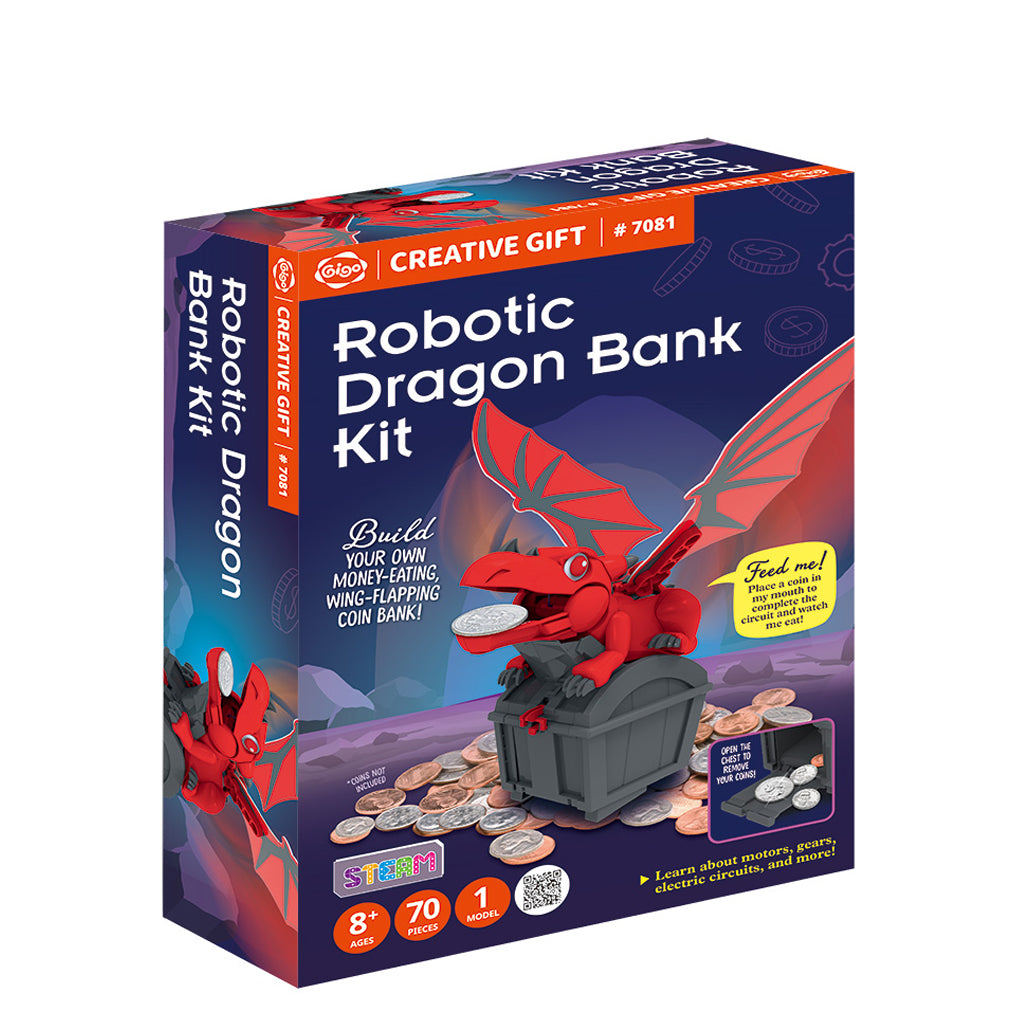 Gigo Creative Gift - Robotic Dragon Bank Kit