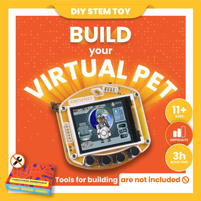 CircuitPet - Build & code your own Digital Pet