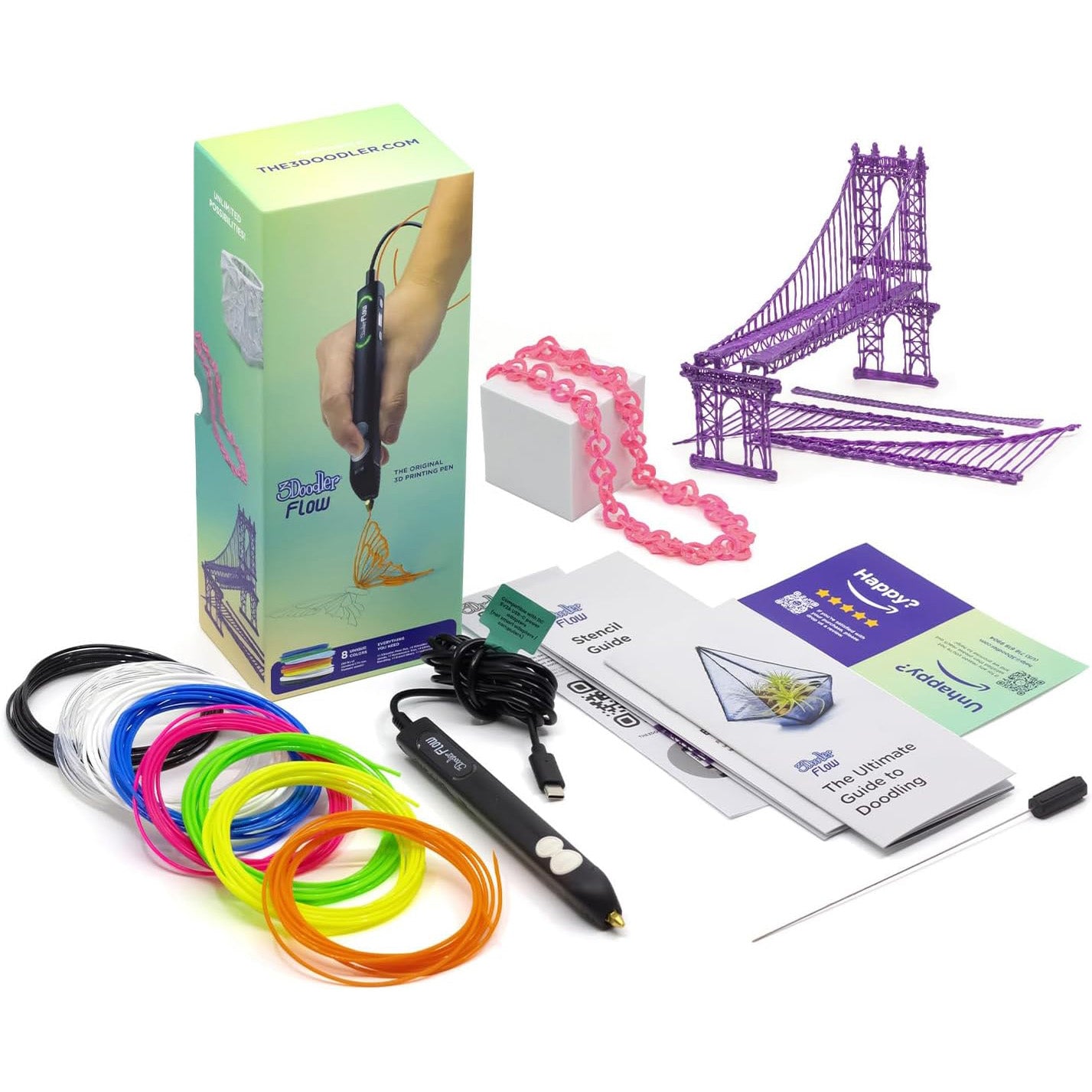 3Doodler Flow Essentials 3D Printing Pen Set