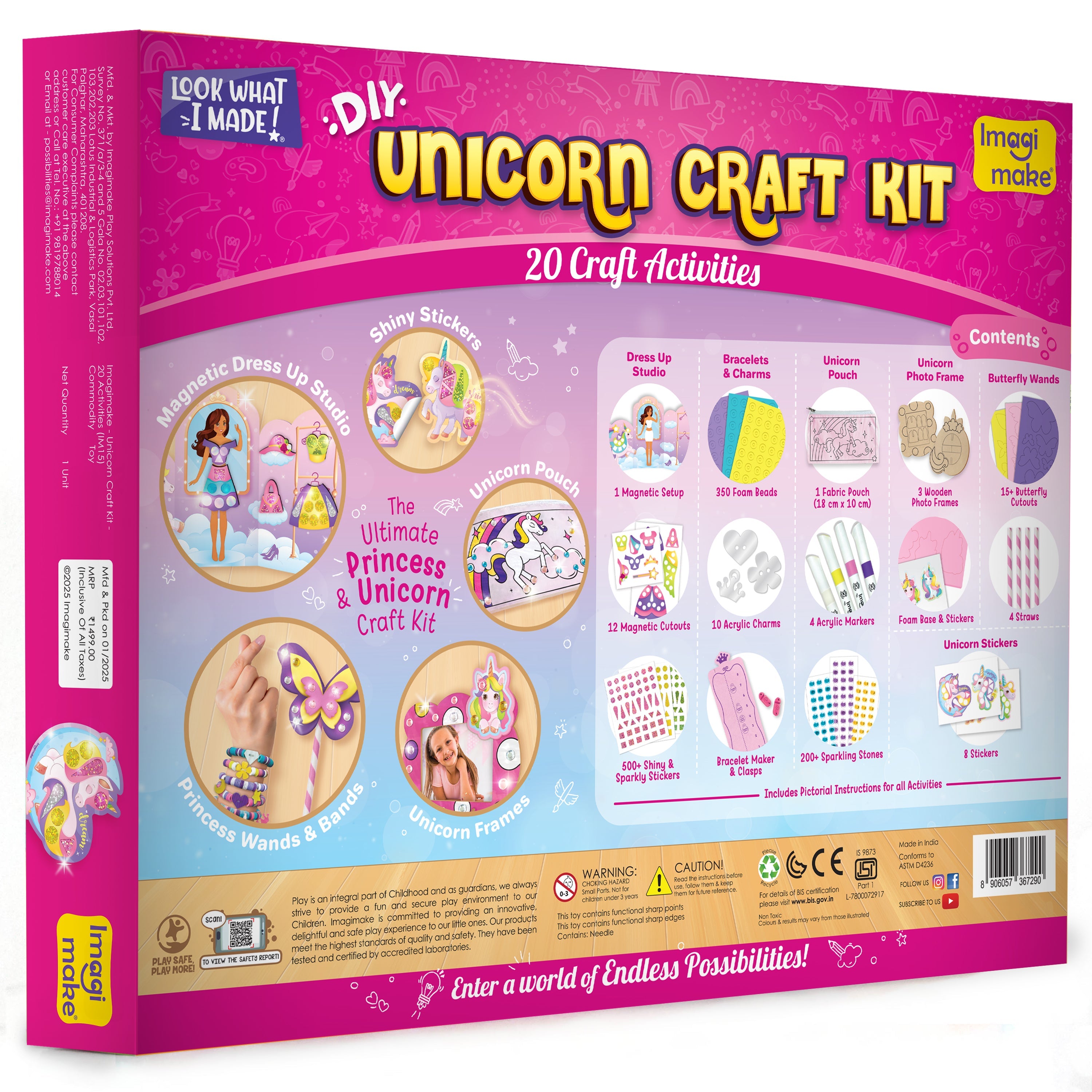 Imagimake Unicorn Craft Kit