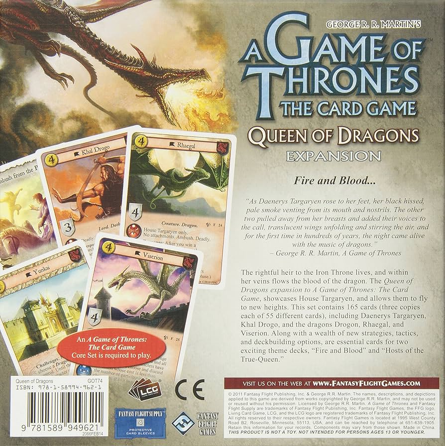 A Game of Thrones: The Card Game – Queen of Dragons