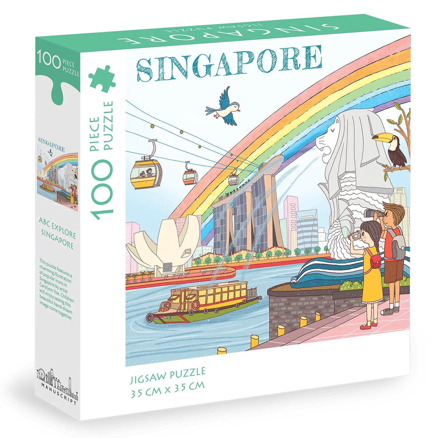 ABC Explore Singapore a 100 Pieces Jigsaw Puzzle – TOYTAG