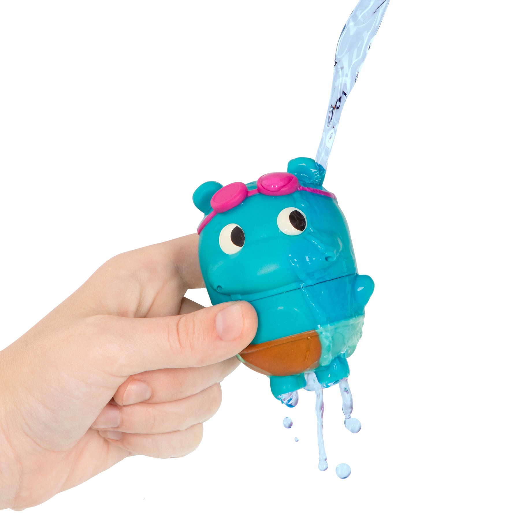 Pull-Back & Go Bath Boat & Toy Hippo