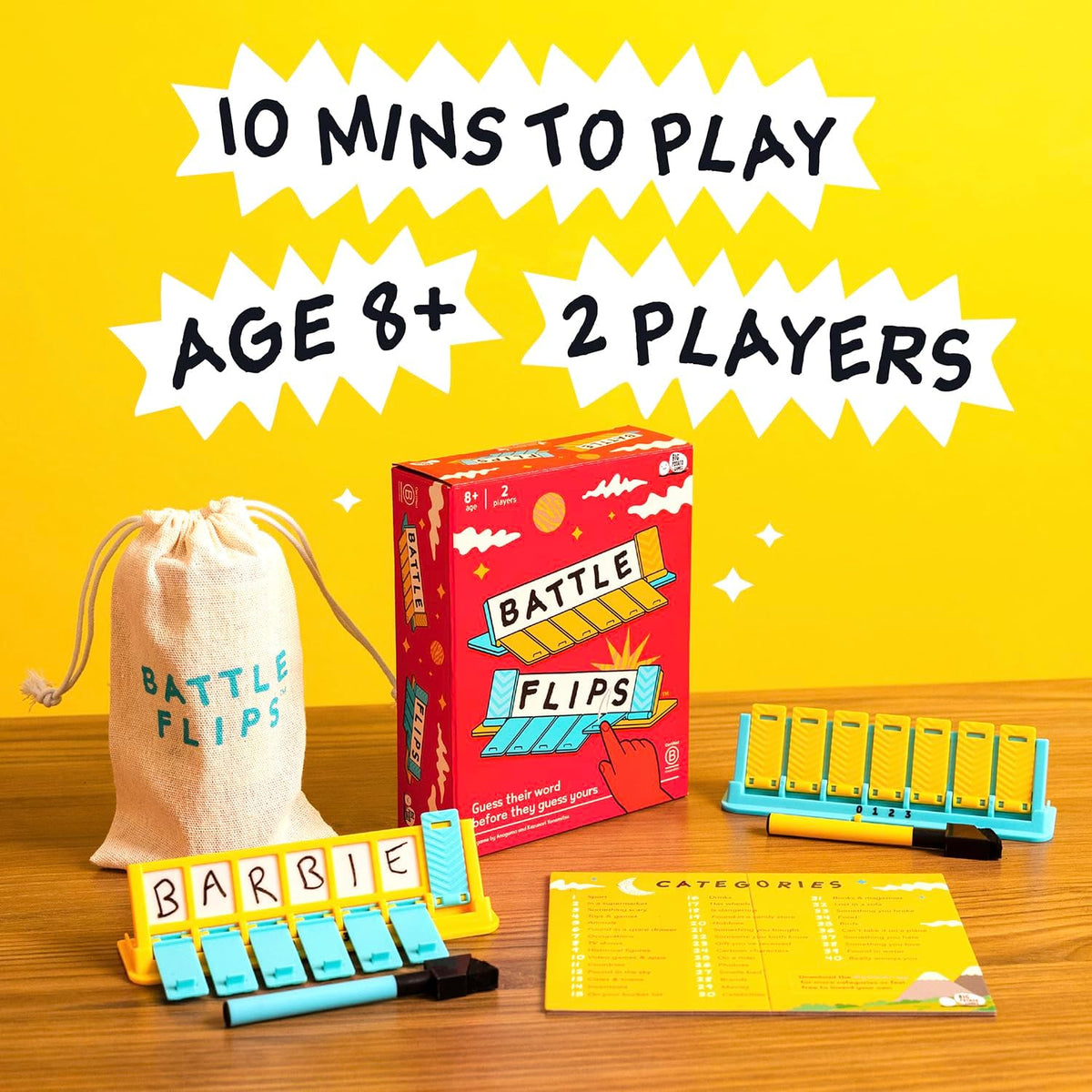 Battle Flips - A Word Game for Two Players