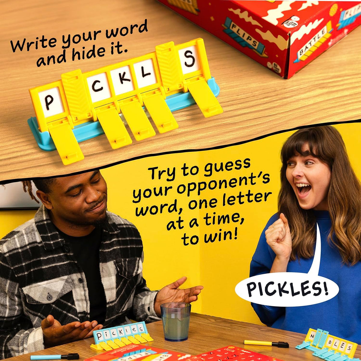 Battle Flips - A Word Game for Two Players
