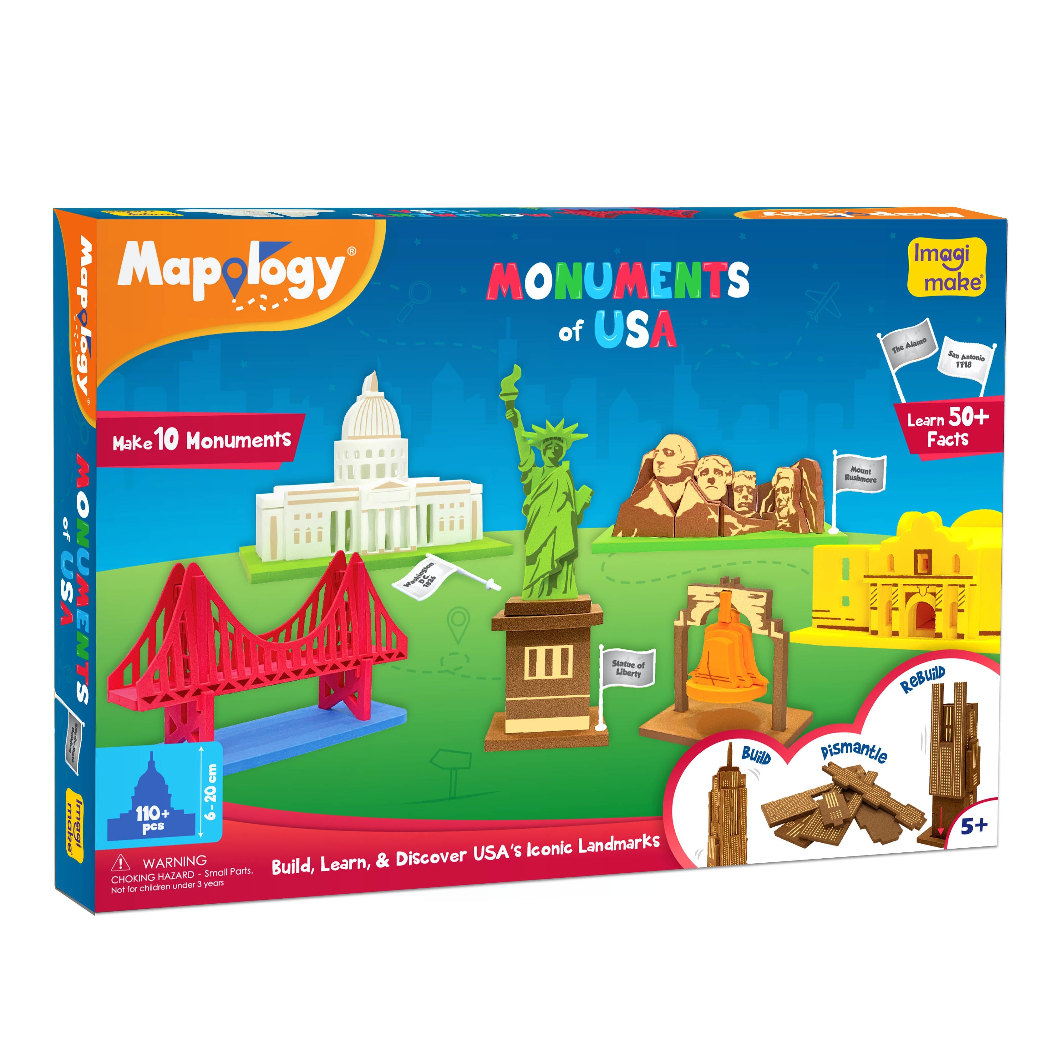 Imagimake Mapology Monuments of USA