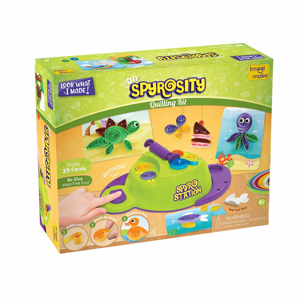 Imagimake Spyrosity-  Explore - Quilling Based Creative Toy And Activity Set